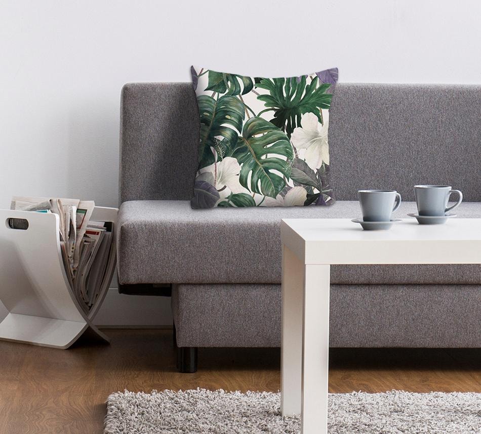 queence Dekokissen »Zweige & Blüten« Kissenhülle ohne Füllung, 1 Stück 40x40 cm