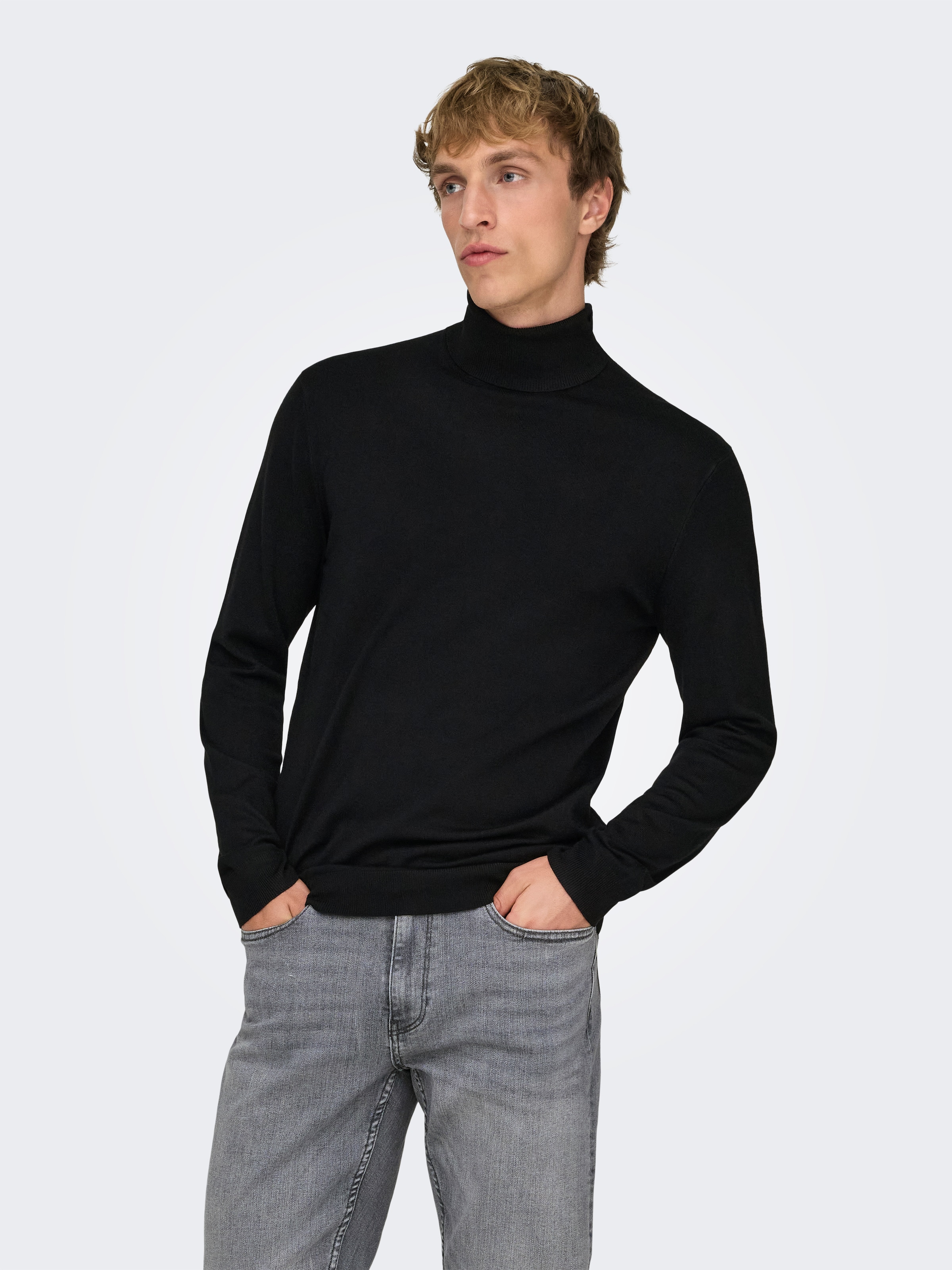 ONLY & SONS Pull à col roulé »ONSWYLER LIFE REG ROLL NECK KNIT NOOS«