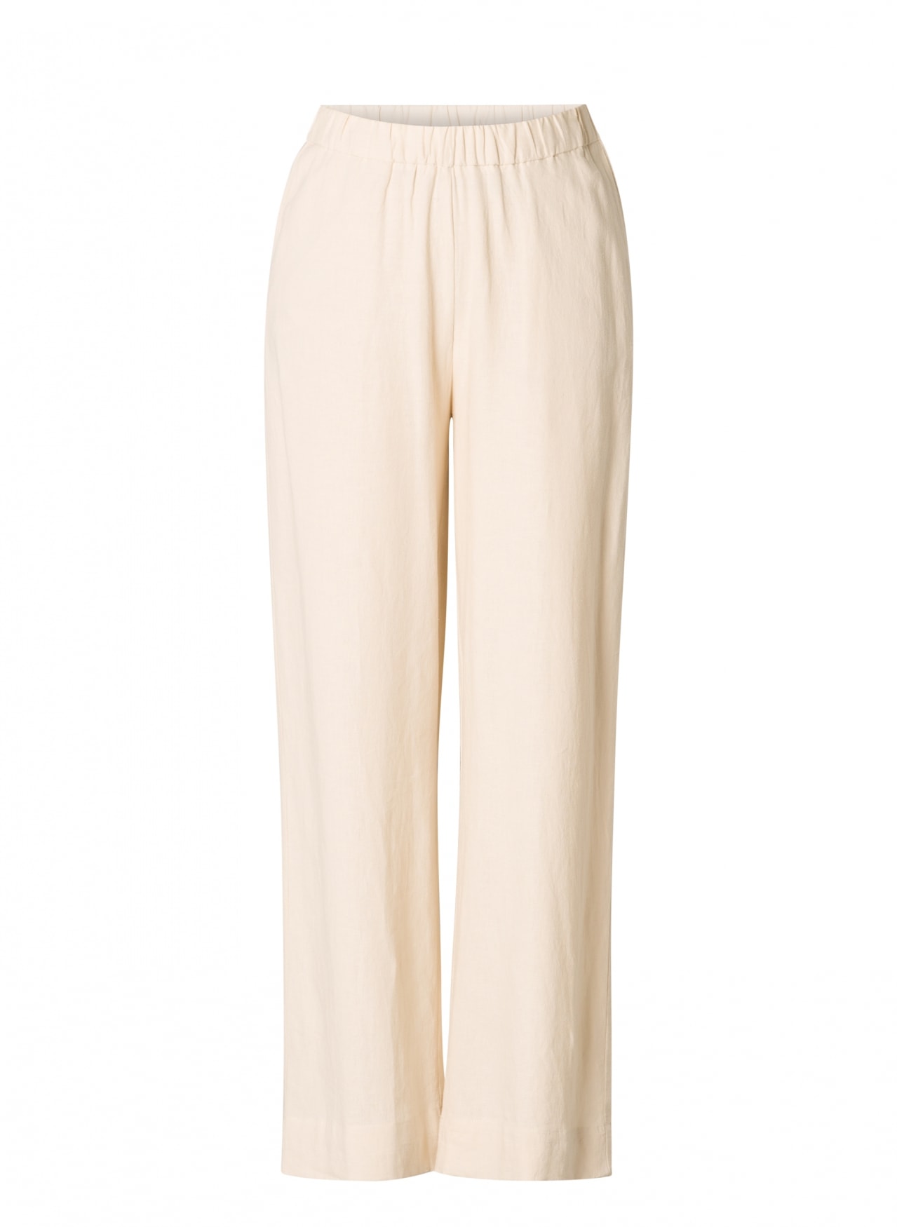 Base Level Curvy Pantalon en lin »Yula«  pantalon d'été, mélange lin-viscose, avec ceinture élastique