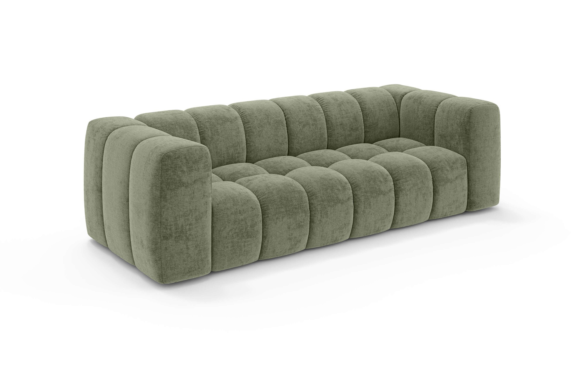 homsy by Ana Johnson Canapé Big »»L« BOUBELLE Design-Sofa mit Steppung, Bubble-Optik, Breite 246 cm« 4-Sitzer mit Wellenunterfederung, L Sitztiefe 63 cm