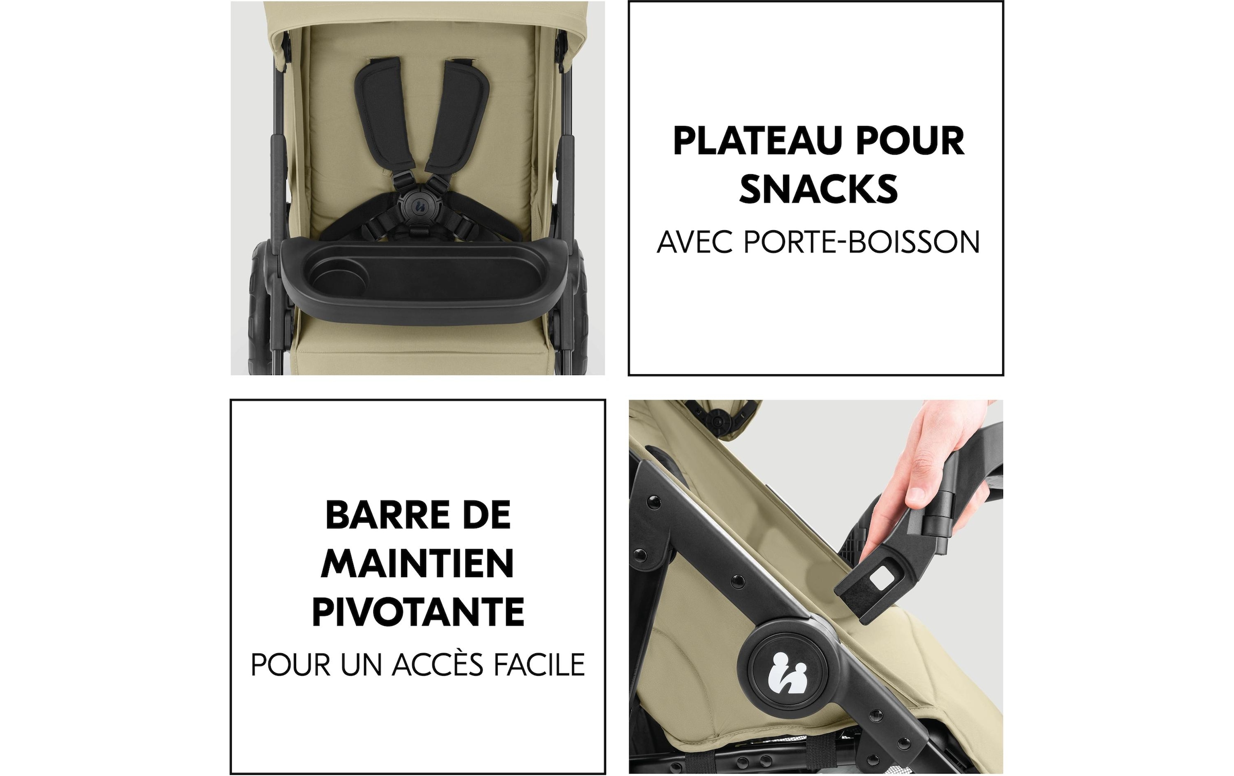 Hauck Poussette pour enfants »Shop N Care Travel Set« 25 kilos