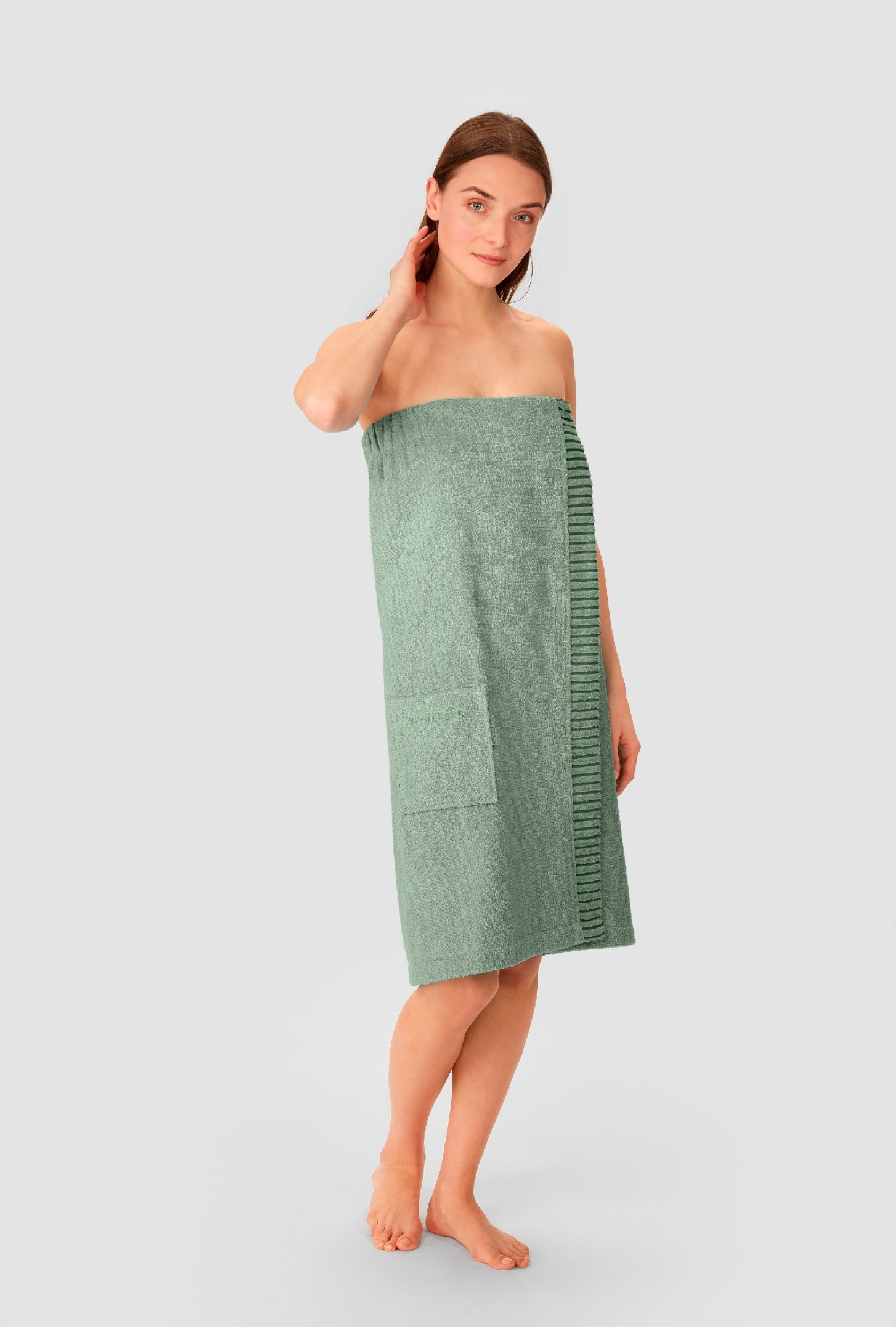 Schiesser Kilt »Rom aus weicher Baumwolle, saugstark und 3-fach weitenverstellbar« 1 cuis MADE IN GREEN by OEKO-TEX®