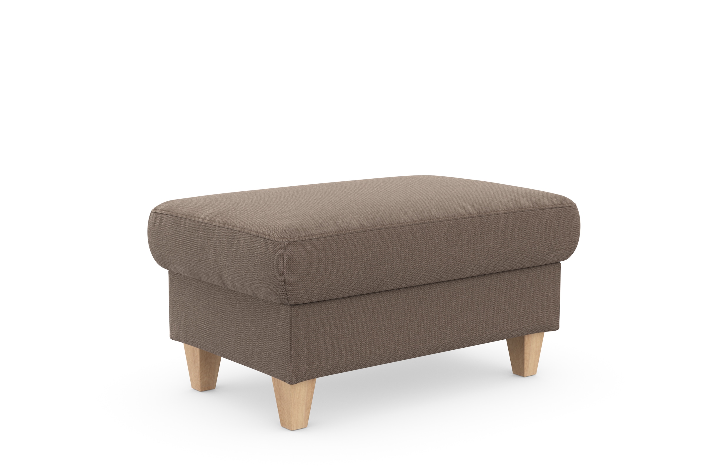 sit&more Stauraumhocker »Farö« mit Stauraum und Federkern und naturfarbenen Füssen