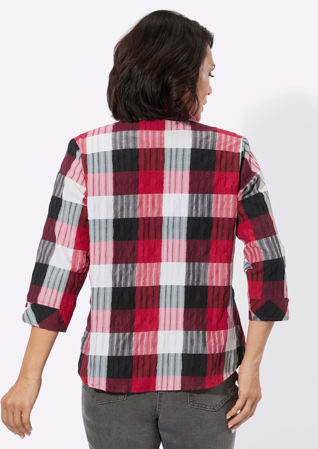 Casual Looks Blouse à carreaux