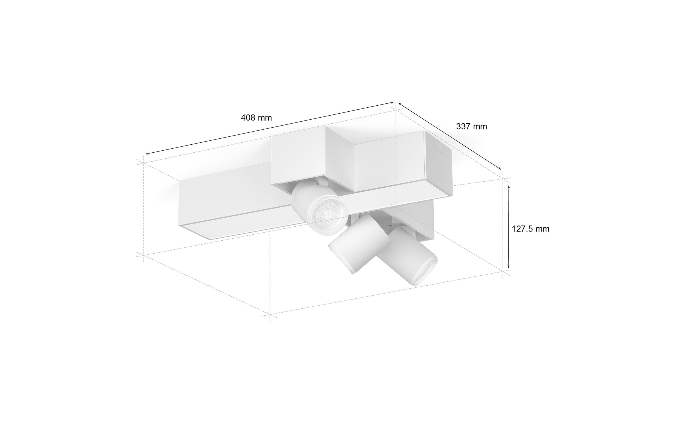 Philips Hue Plafonnier LED »Centris Cross 3er-Spot«