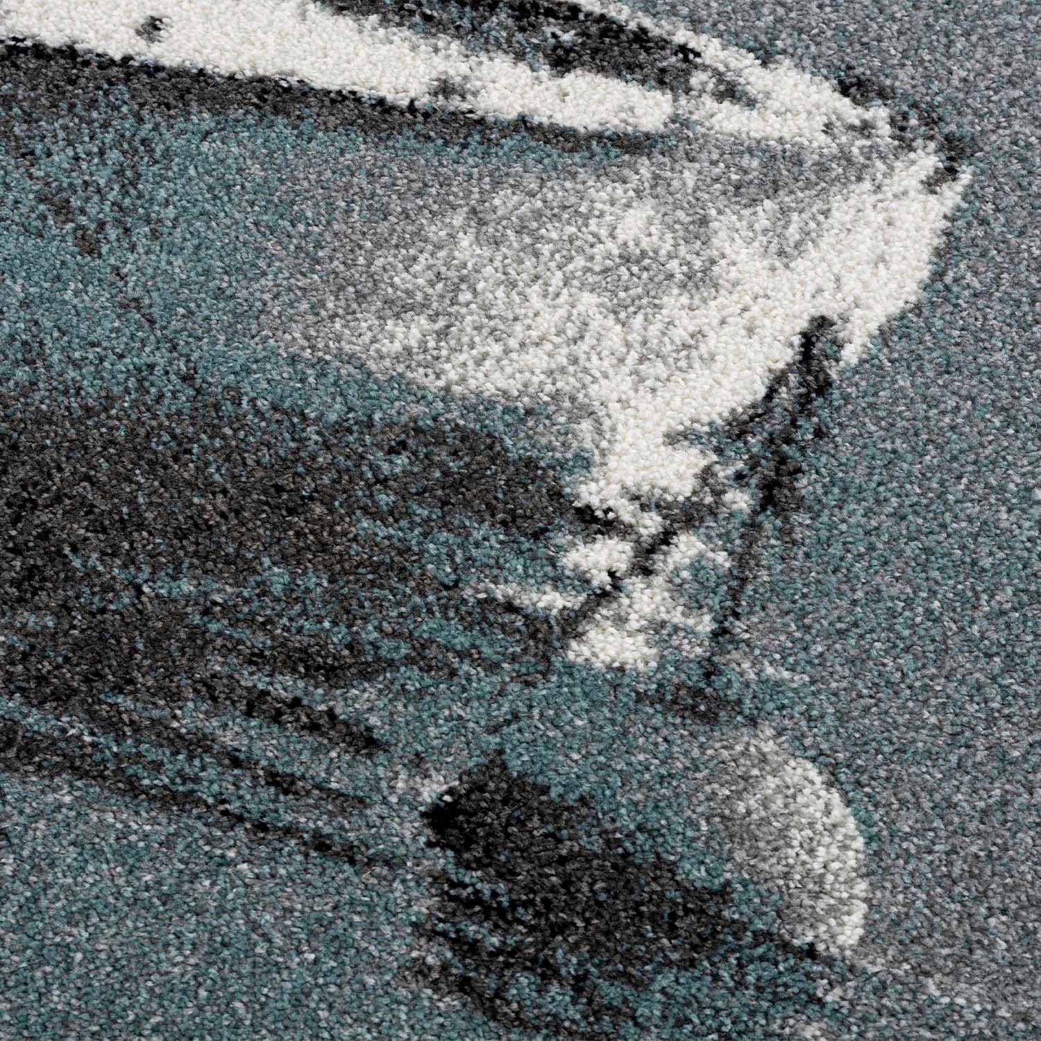 Carpet City Teppich »Savanna 9368« rechteckig 11 mm Höhe Flachflor, mit Segelboot Motiv, Grau