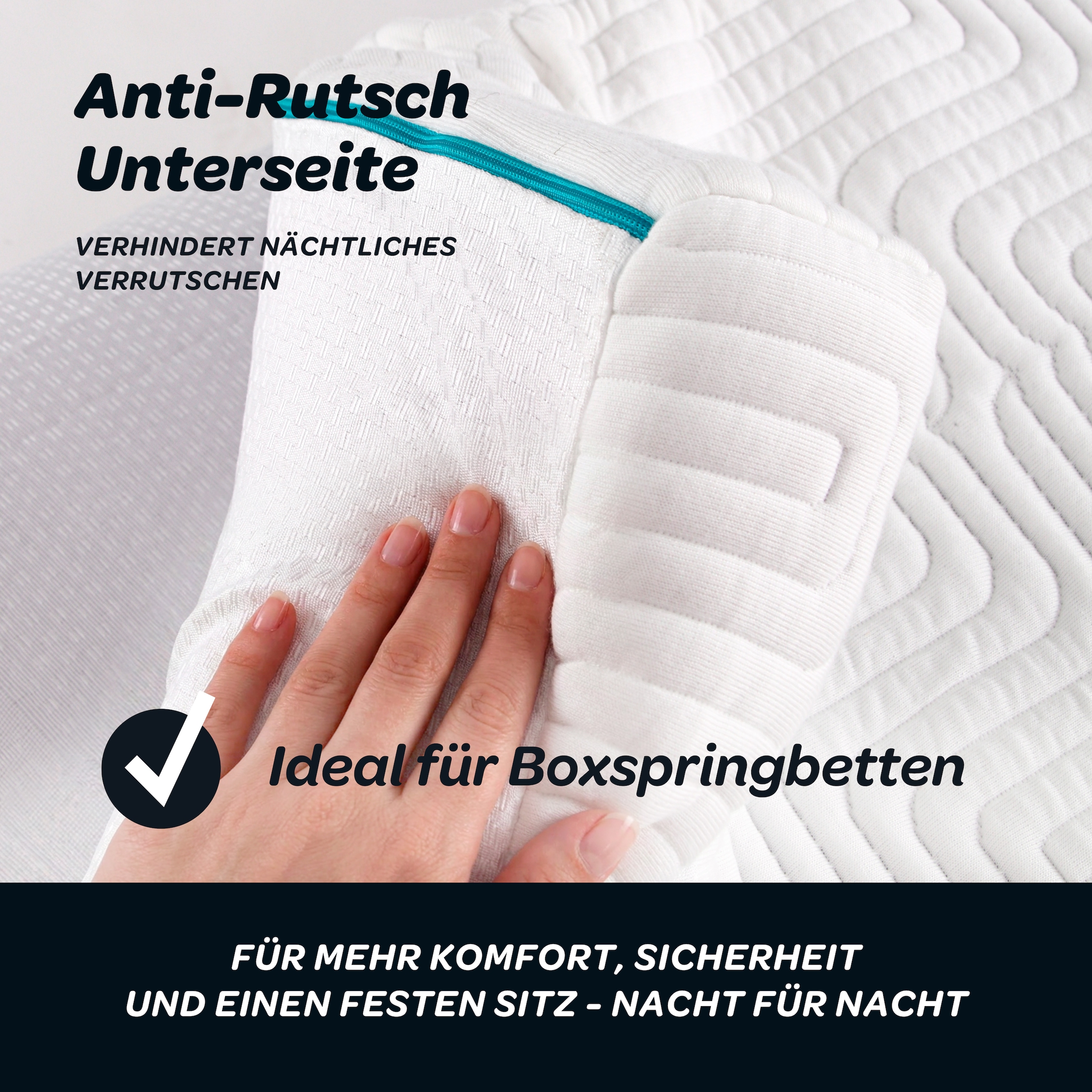 Dunlopillo Topper »Balance, Gelschaumtopper 90x200 & 140x200 cm und weitere Grössen« punktgenaue Körperanpassung, unterstützt ergonomische Liegeposition