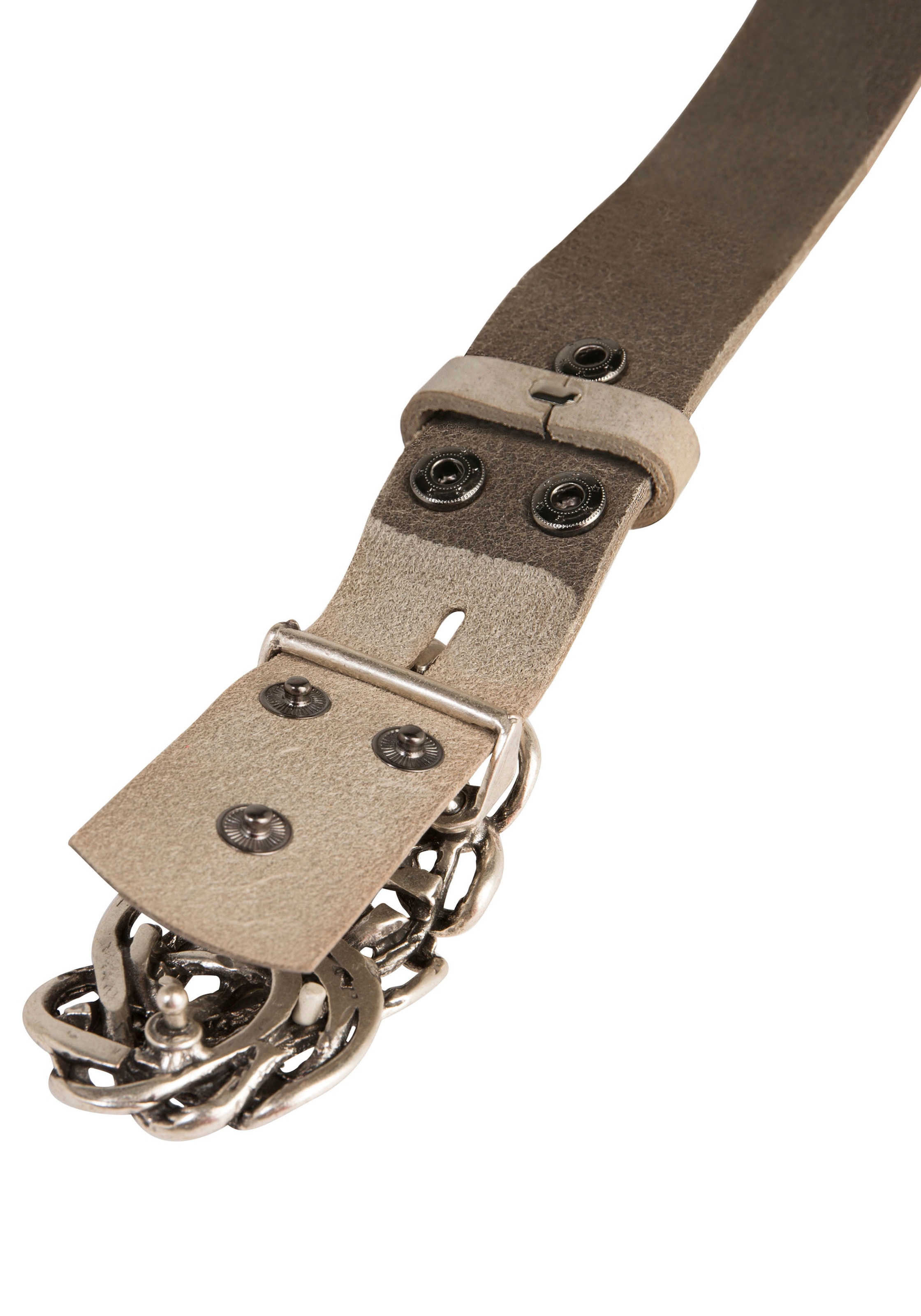 RETTUNGSRING by showroom 019° Ceinture en cuir mit austauschbarer Schliesse »Strohknoten«