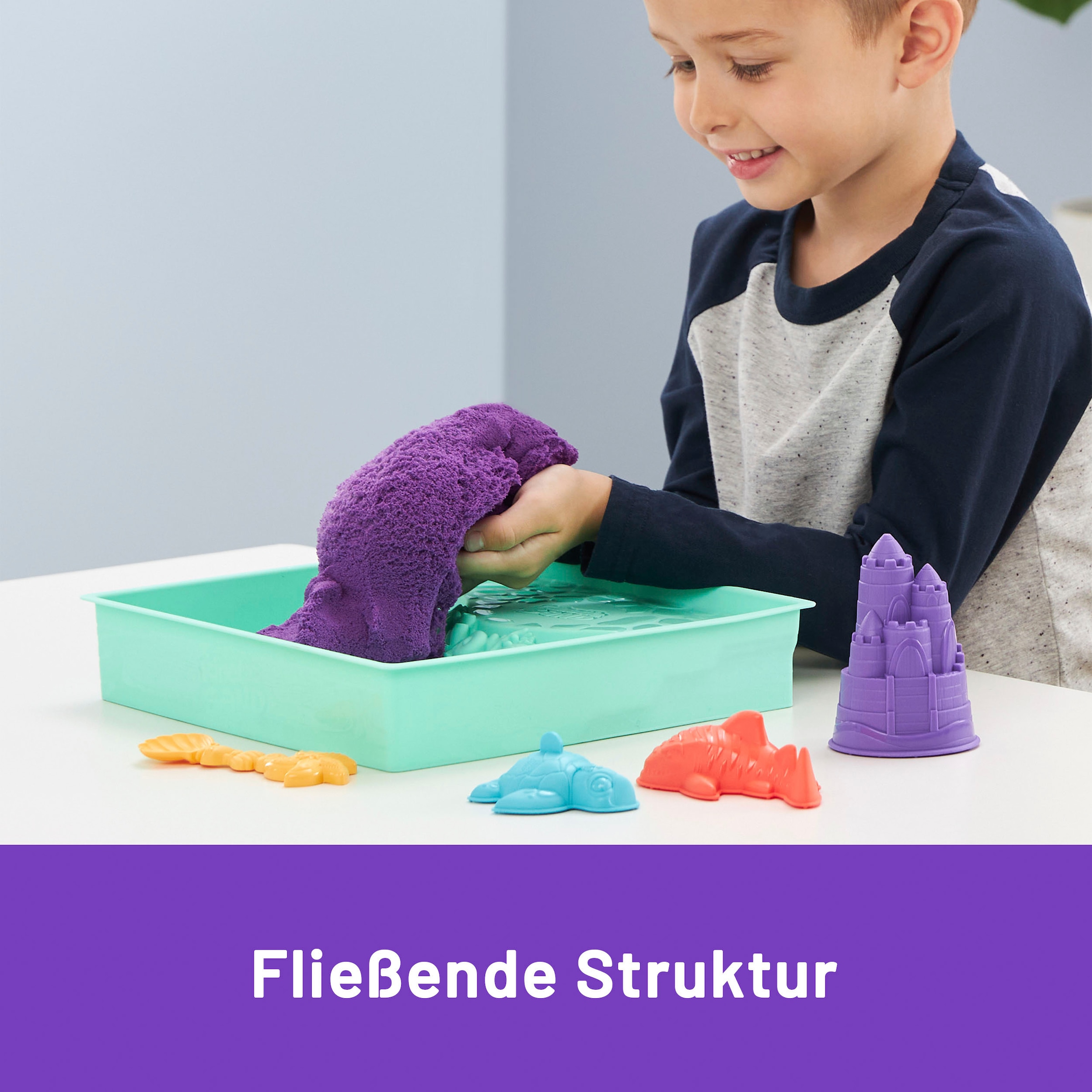 Spin Master Kreativset »Kinetic Sand - Box 454 g - Lila«