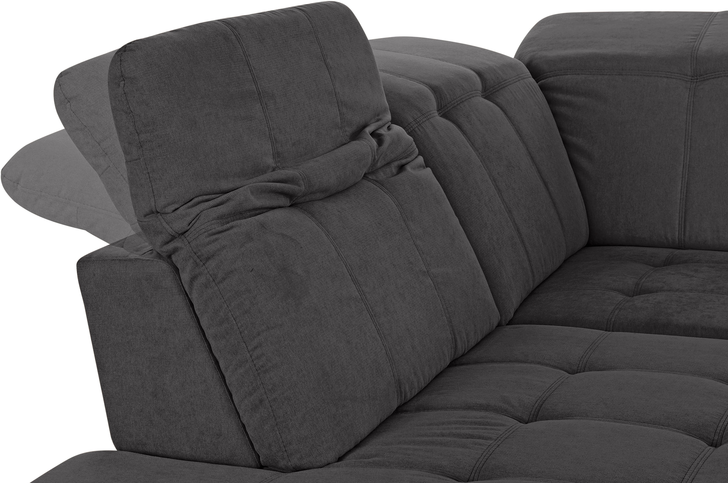 COTTA Paysage de salon »Holiday U-Form mit Sitztiefen-, Armteil- und Kopfteilverstellung« wahlweise mit Bettfunktion & Bettkasten