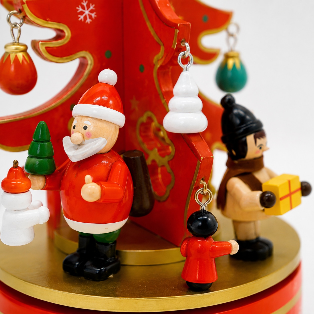 GOODproduct Spieluhr »Spieluhr« Weihnachtsbaum aus Holz , Aufziehschlüssel, festliche Melodie