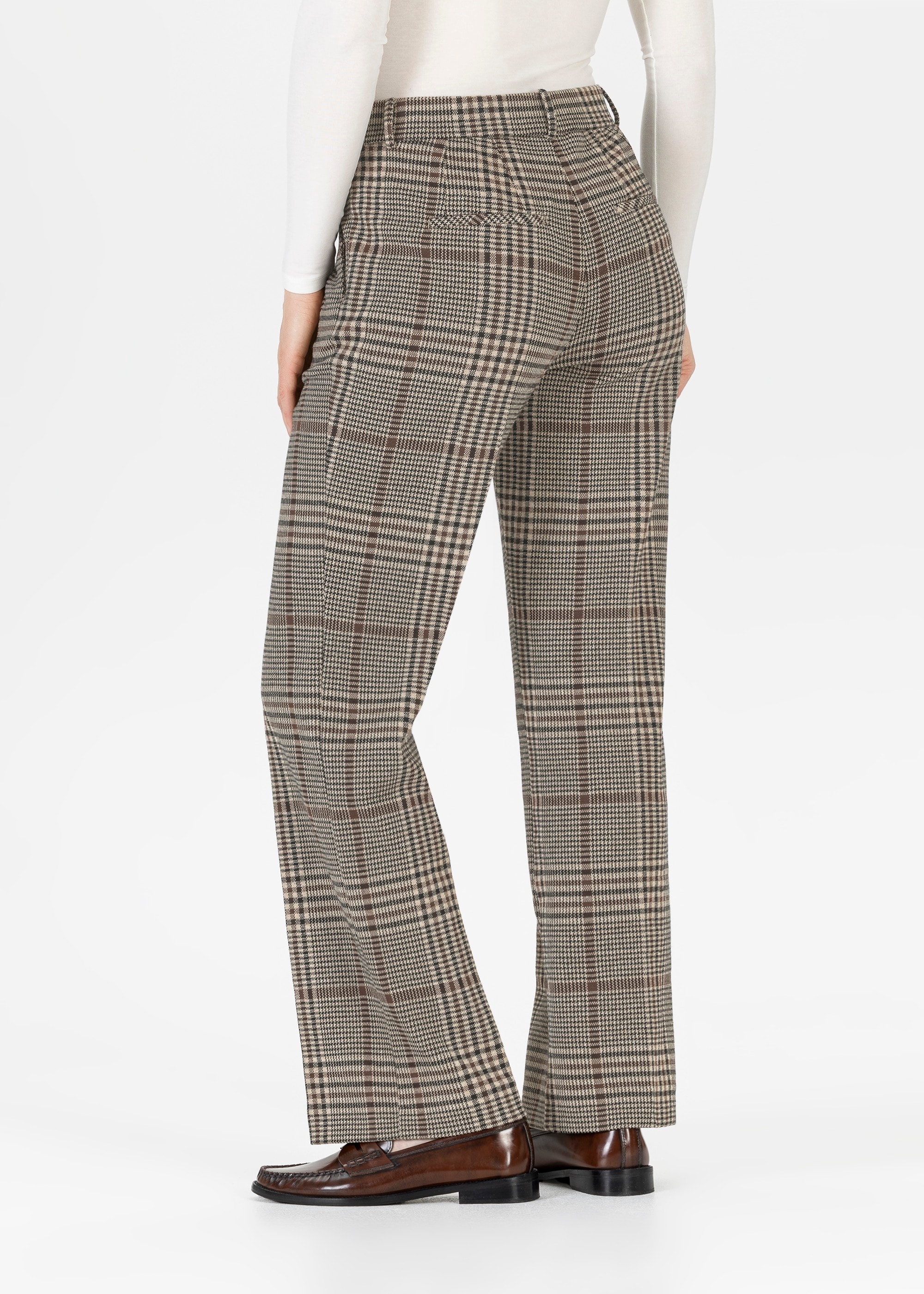 Stehmann Stoffhose »Fenja«  kariert, im Karo-Look und mit Bundfalte