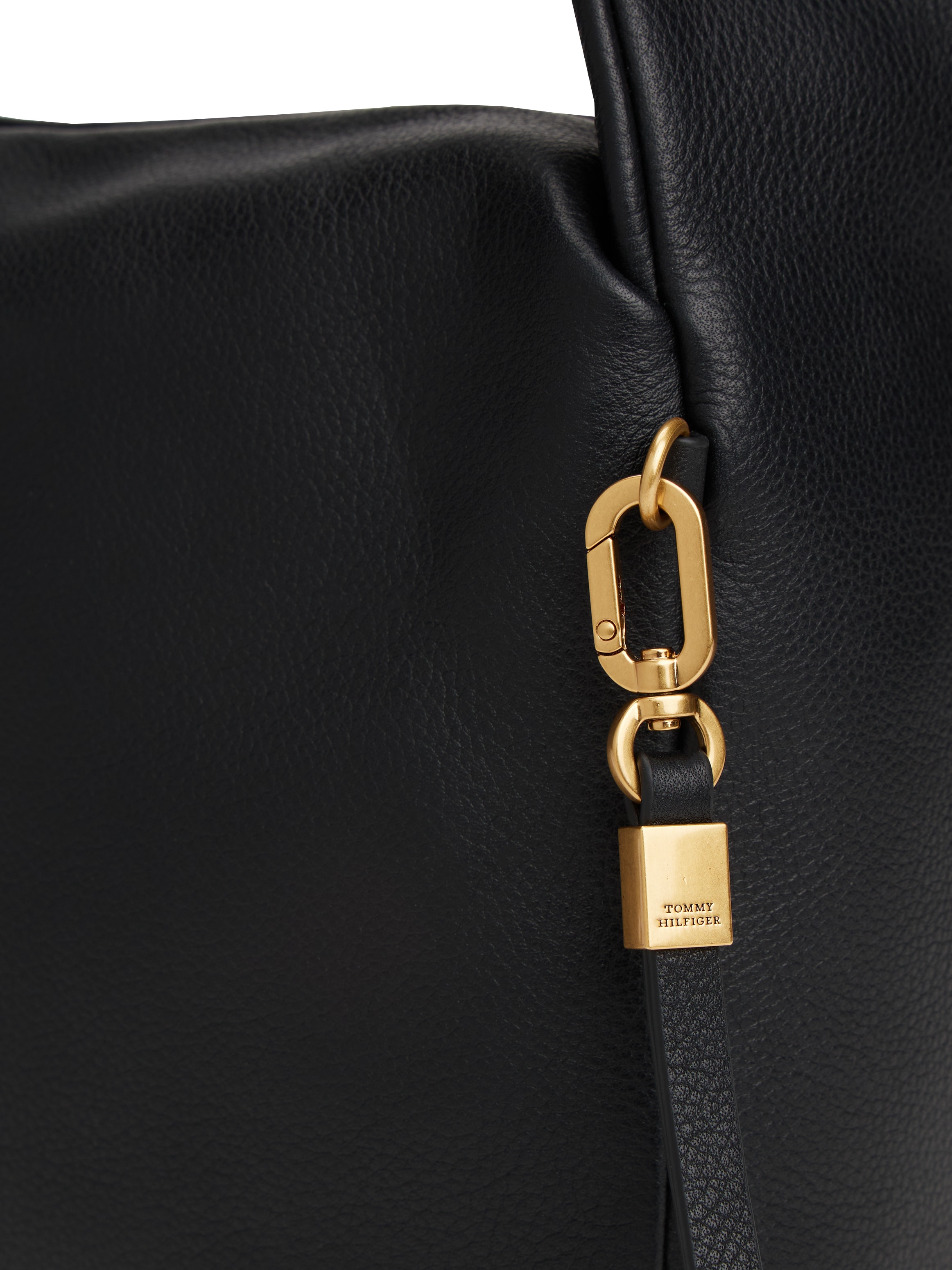 Tommy Hilfiger Hobo »CITY LEATHER SHOULDER BAG« sac fourre-tout femme, sac à épaule avec logo