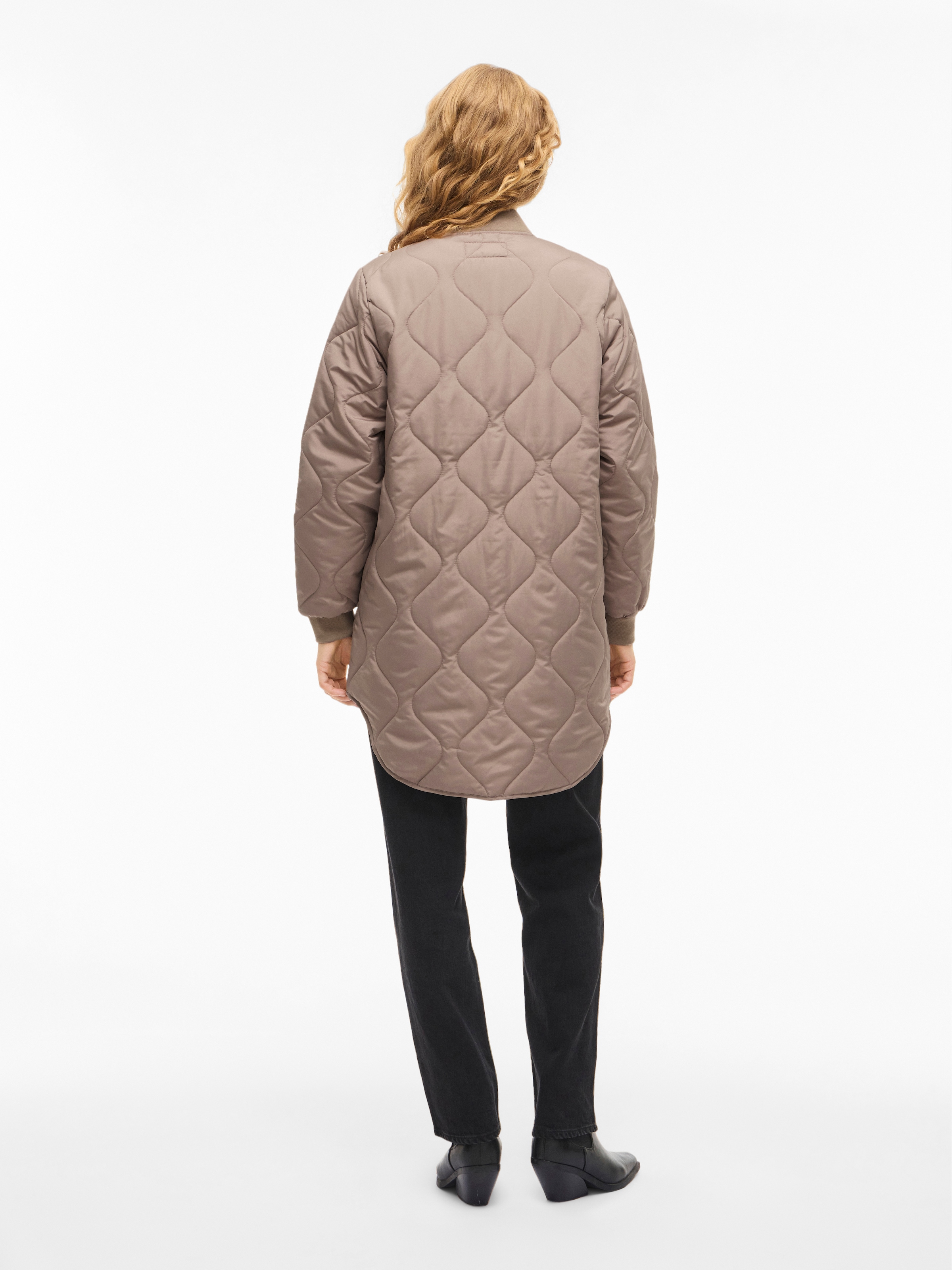 Vila Steppmantel »VITATE L/S QUILT JACKET - NOOS« Kunstfaser