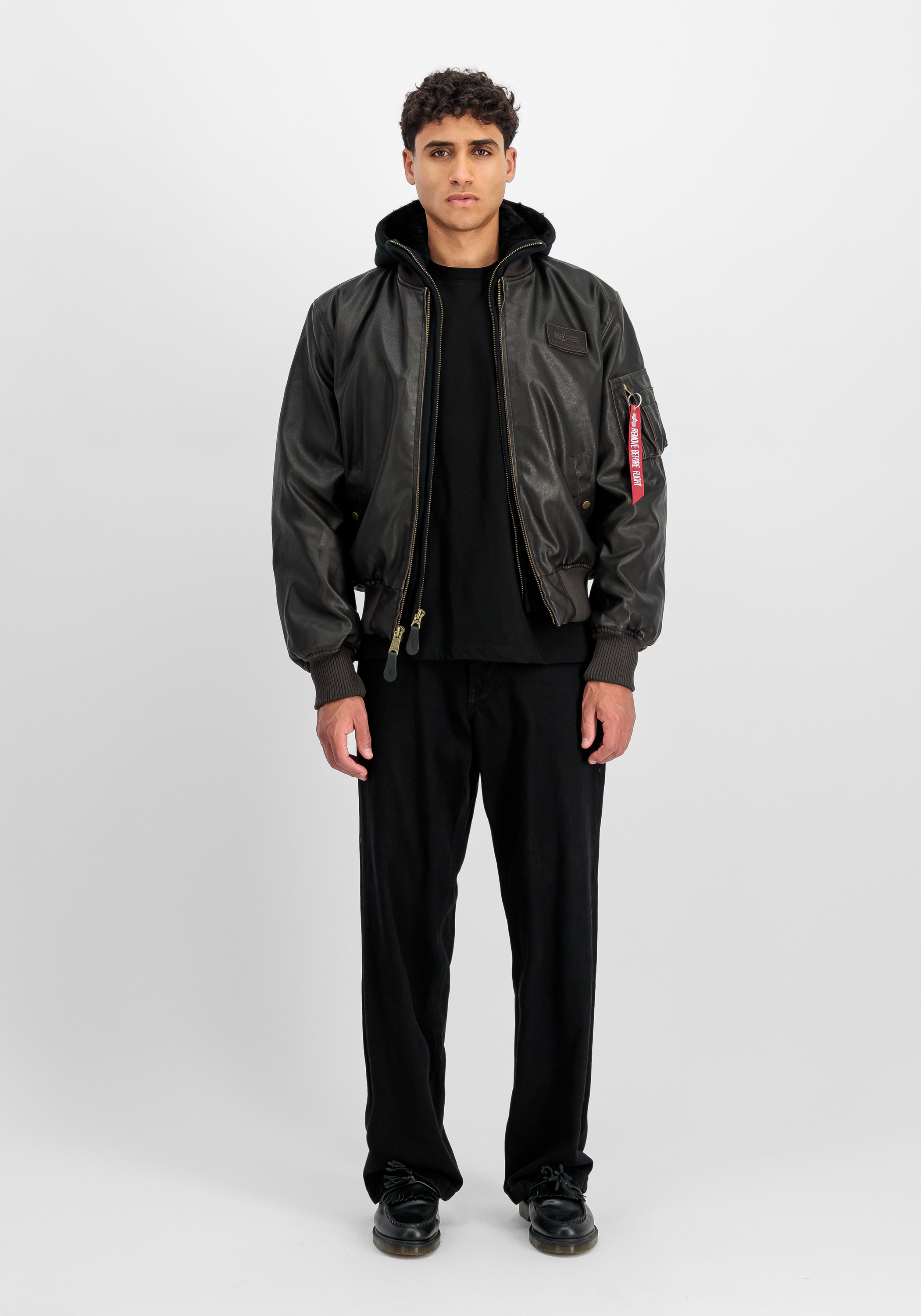 Alpha Industries Veste en cuir »MA-1 D-Tec FL Slim«
