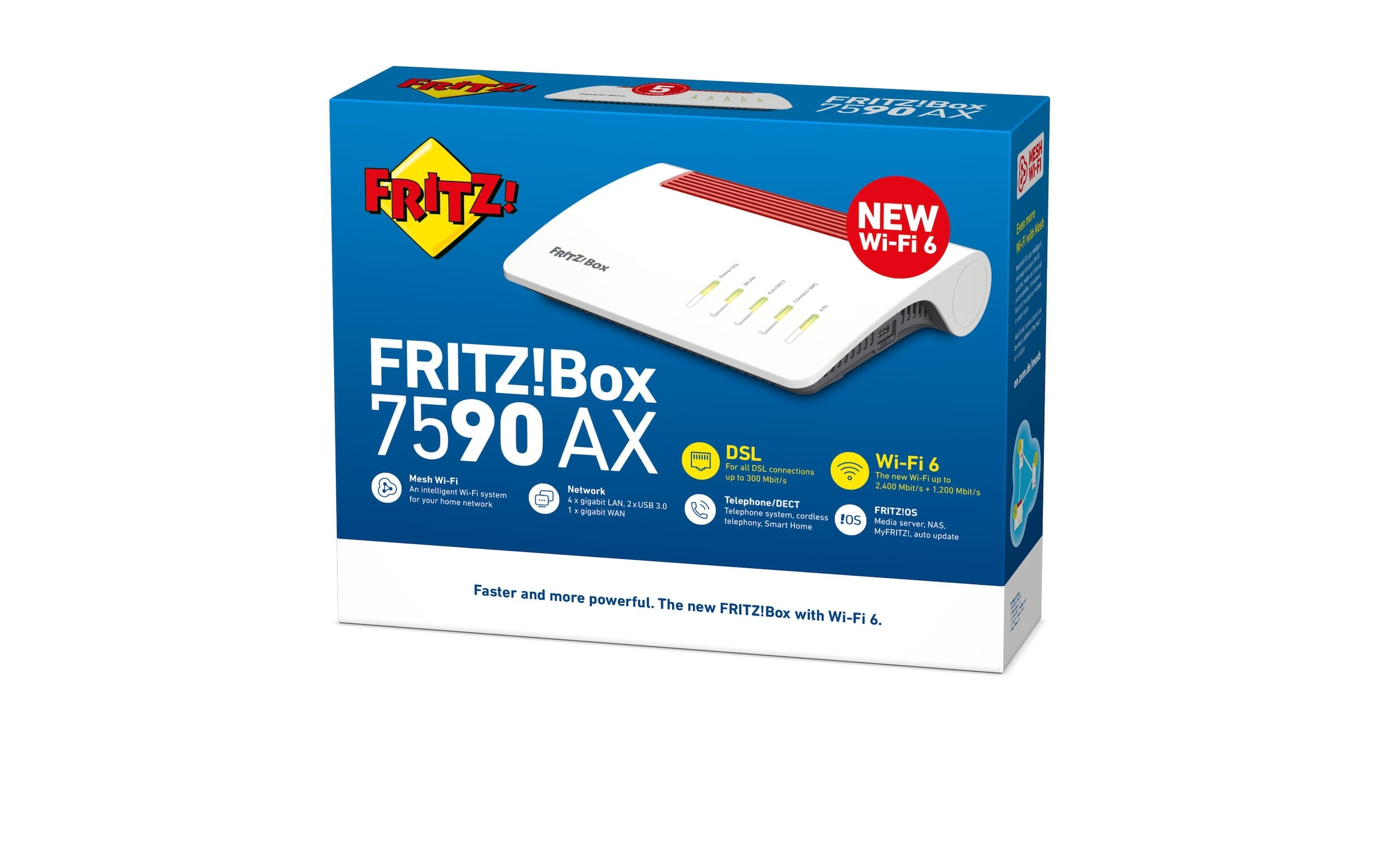   Routeur Wifi »FRITZ! VDSL-Router FRITZ!Box 7590 AX AT/CH Version«