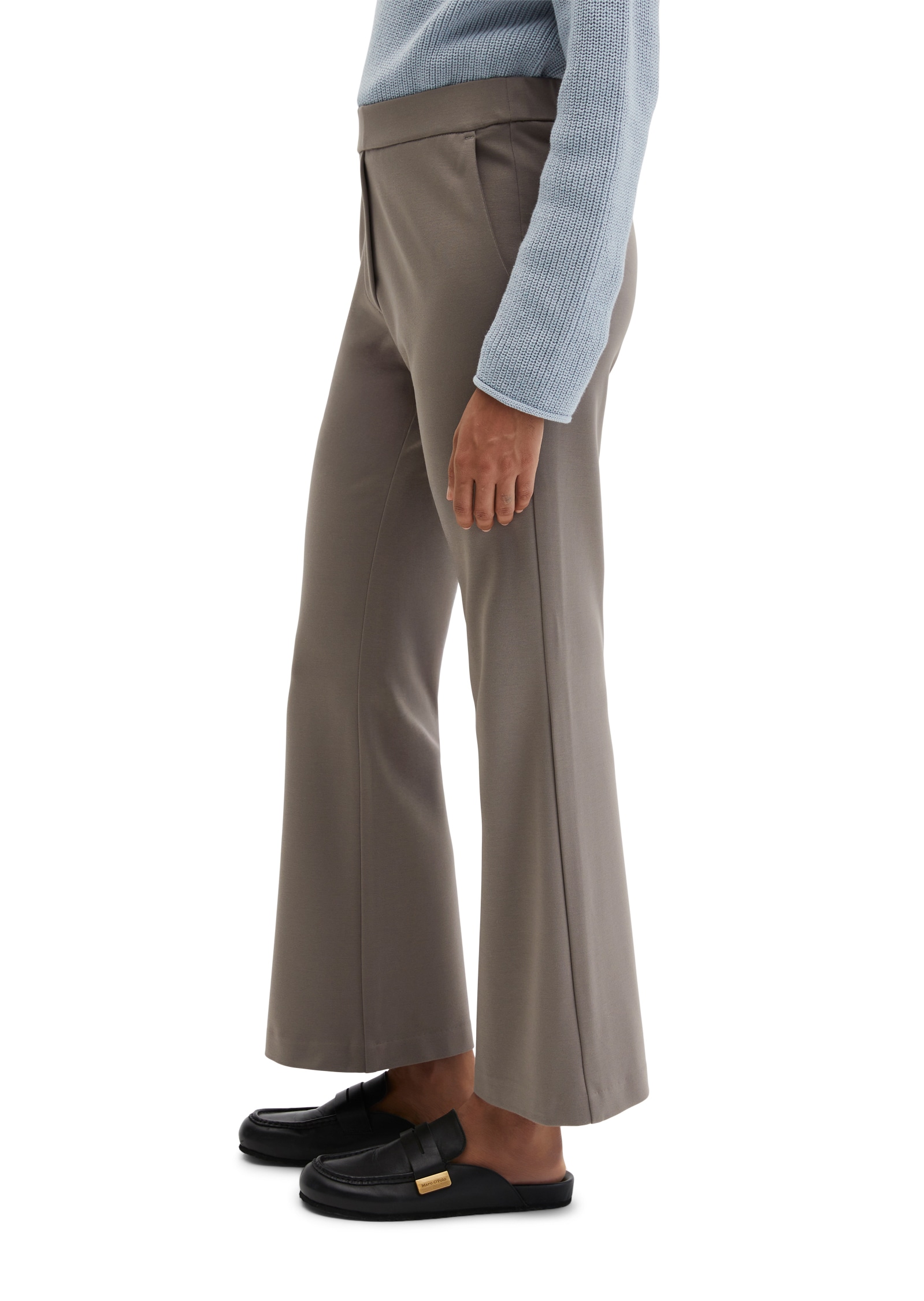 Marc O'Polo Pantalon en jersey »MARTHE Flared«  MODEL MARTHE FLARED