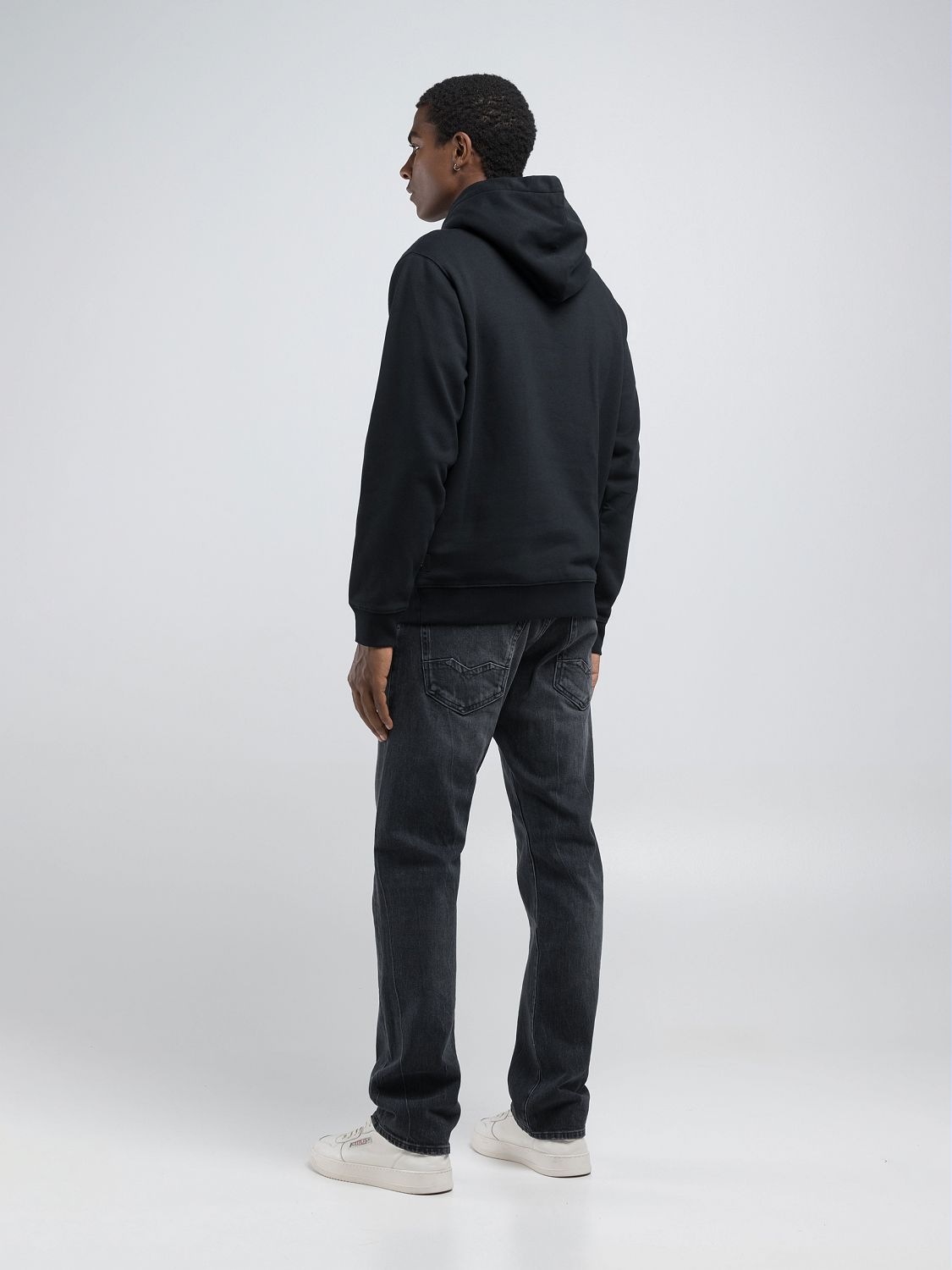 Replay Sweat à capuche , mit grossem Markenprint vorn
