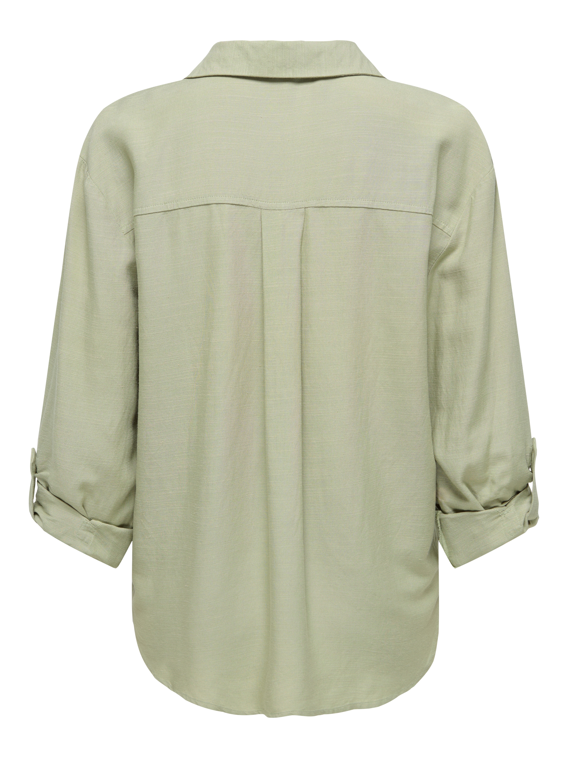 JDY Blouse chemise »JDYCAYA LINEN LOOSE L/S SHIRT WVN DIA« avec lin