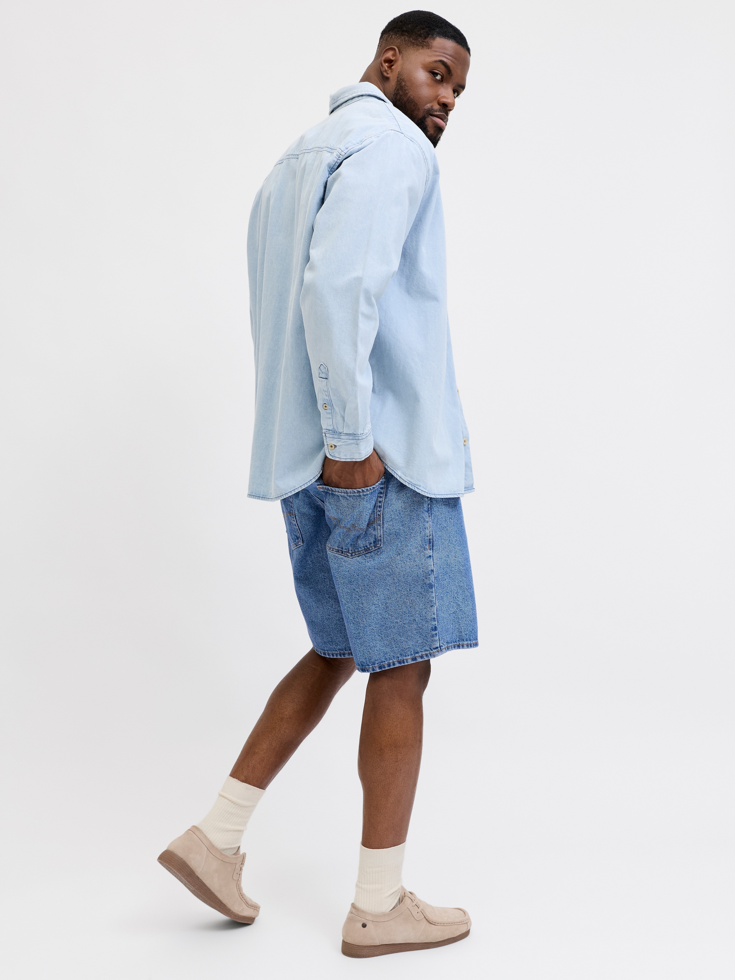 Jack & Jones PlusSize Bermuda en jean »JJITONY JJORIGINAL SHORT« Design cinq poches, coupe décontractée