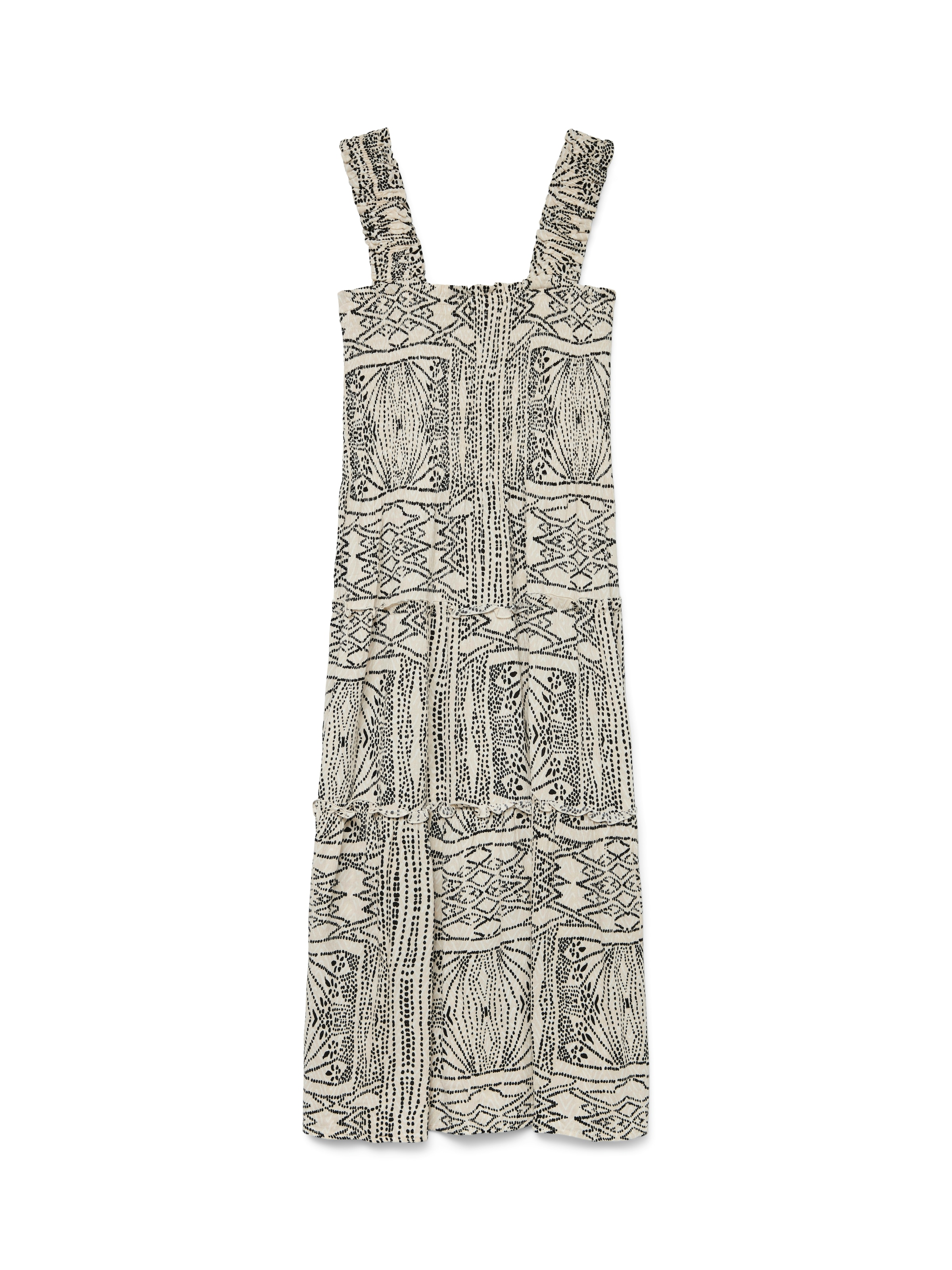 Vero Moda Sommerkleid »VMMENNY SL SMOCK CALF DRESS WVN GA«