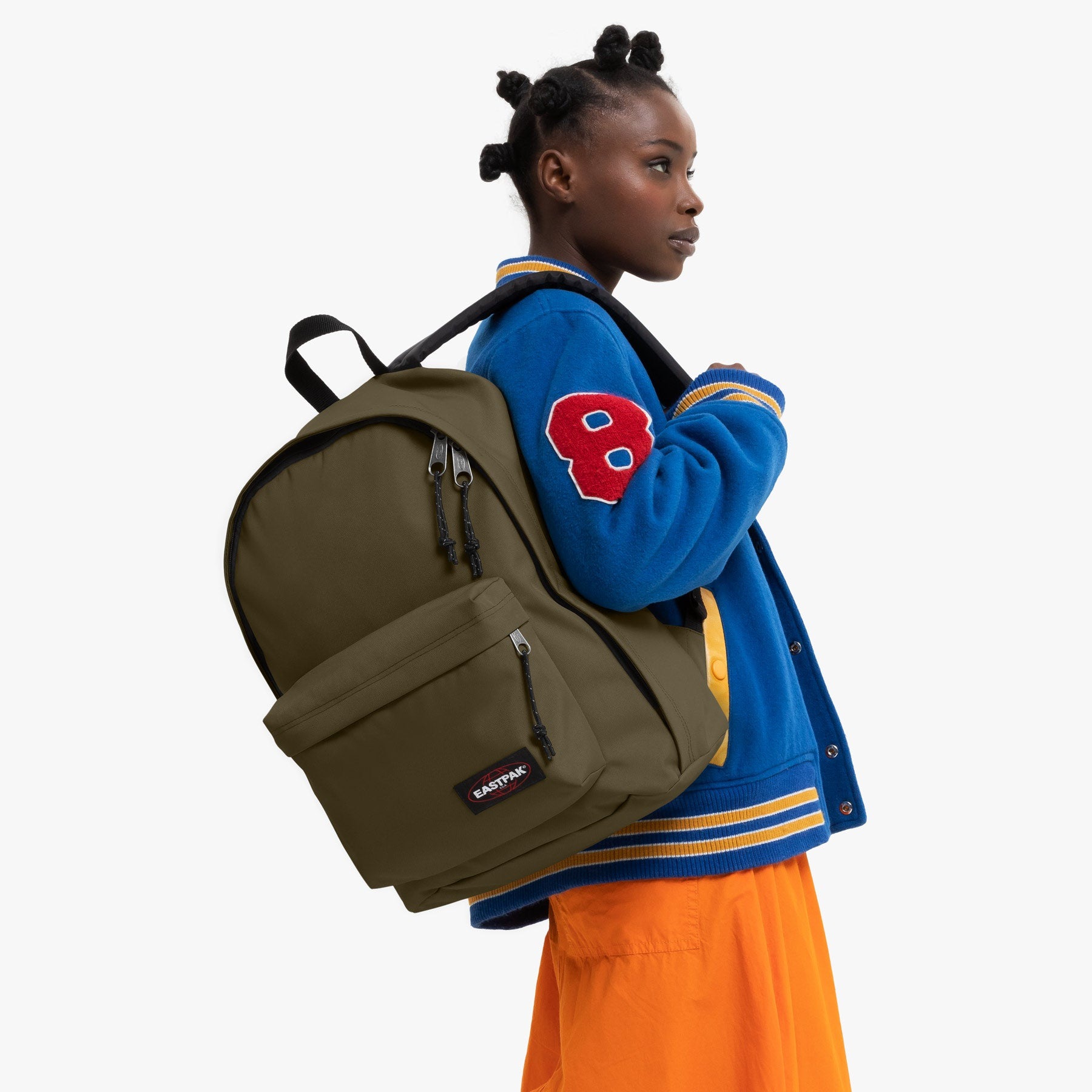 Eastpak Freizeitrucksack »OUT OF OFFICE« Unisex Cityrucksack, Schulrucksack mit Logo-Aufnäher & 14" Laptopfach