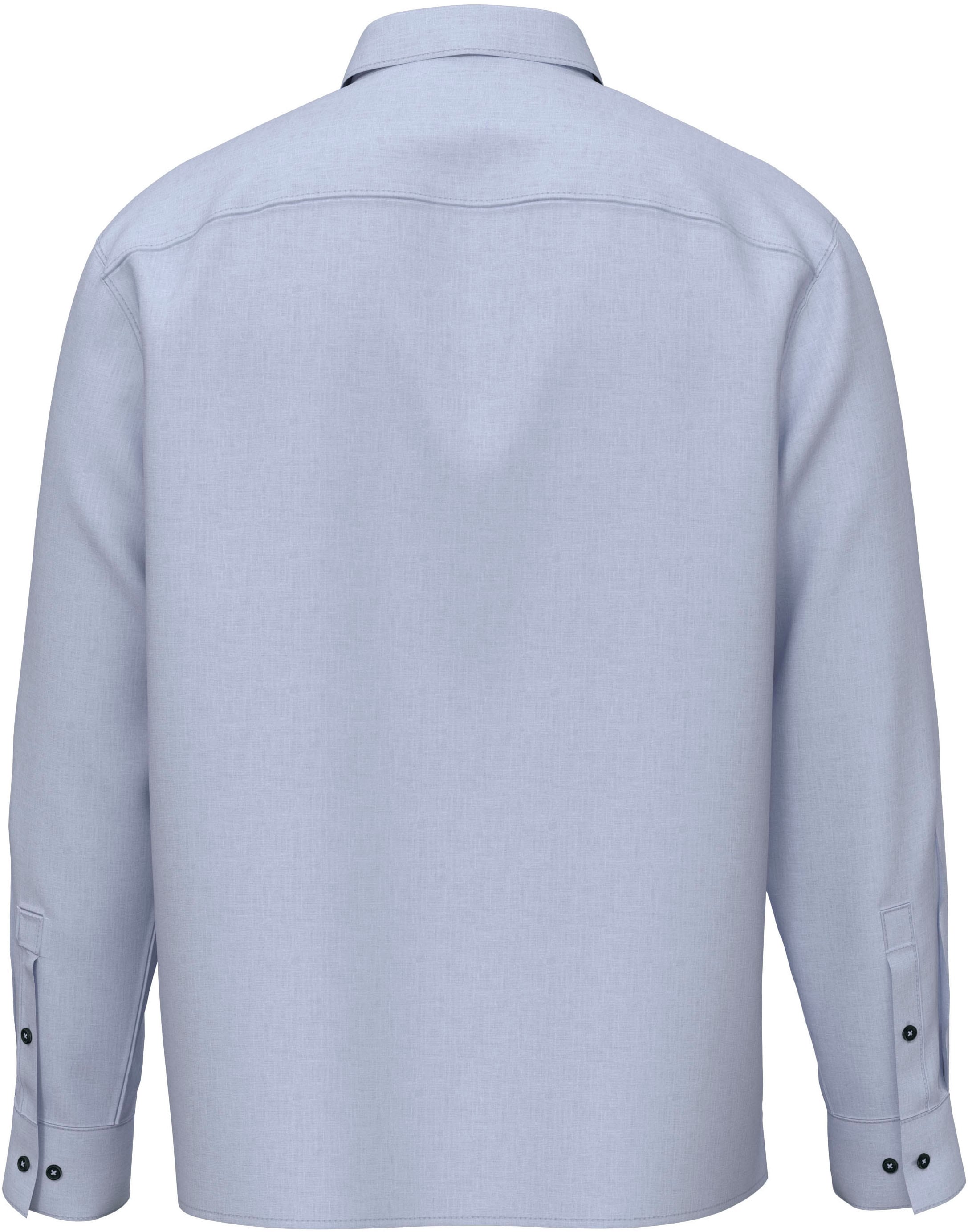 Calvin Klein 1100000002199 »SOLID LINEN CLASSIC« Kentkragen, Regular Fit, Leinen-Viskosemix