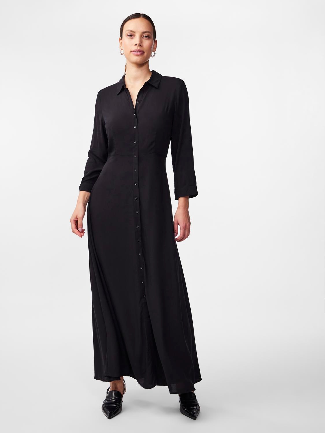 Y.A.S Hemdblusenkleid »YASSAVANNA LONG SHIRT DRESS« Sommerkleid, mit 3/4 Ärmel
