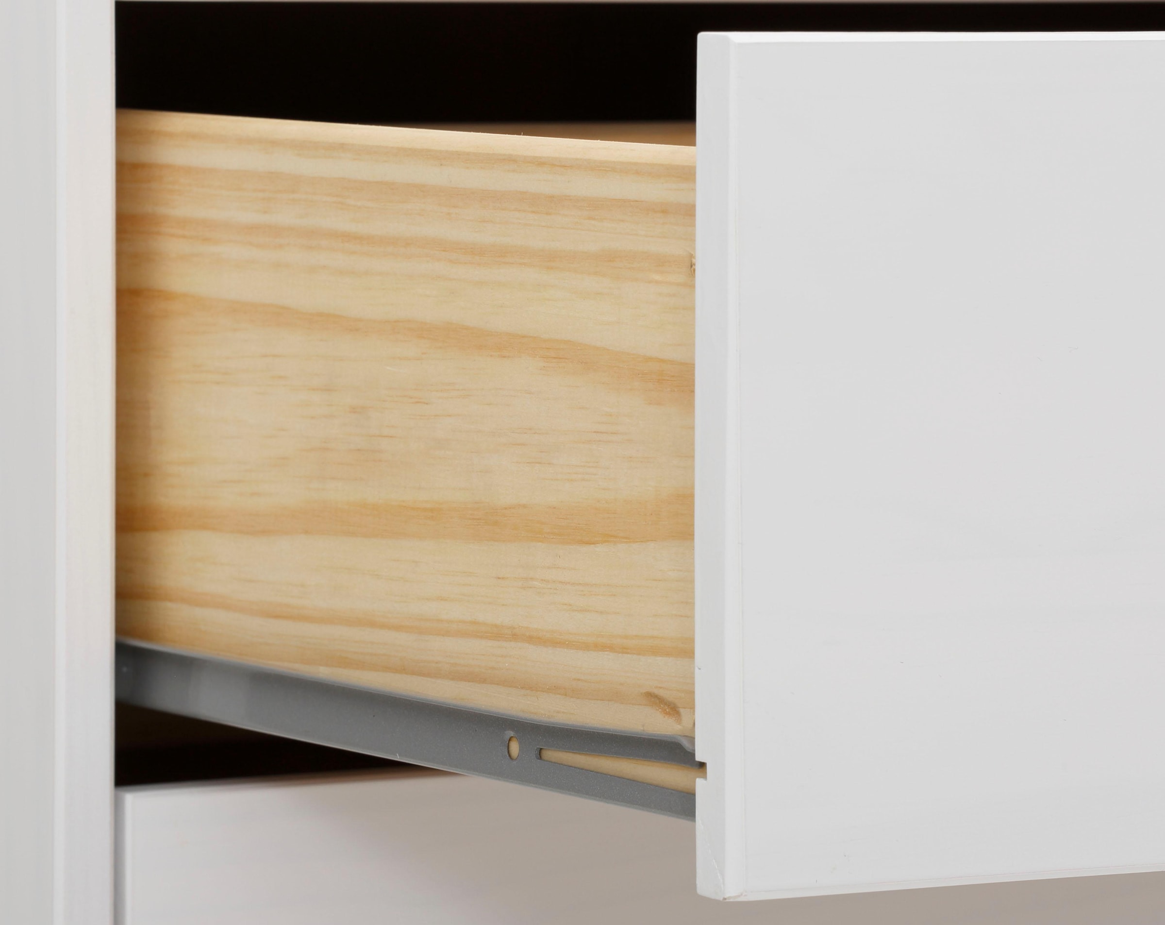 GOODproduct Commode »Post« massives Kiefernholz, mit vielen Stauraummöglichkeiten, Breite 76 cm