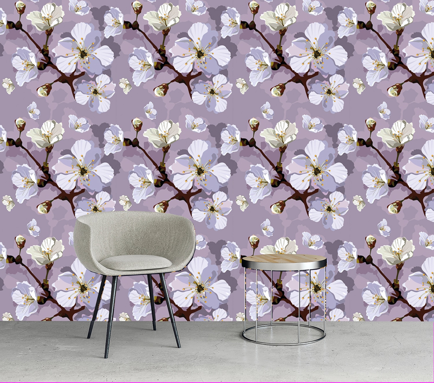 queence Papier peint vinyle »Callum« Motif | botanique | floral | imprimé | naturellement | à motifs 90x250cm, selbstklebend, kinderleichte Anbringung, , Sticker