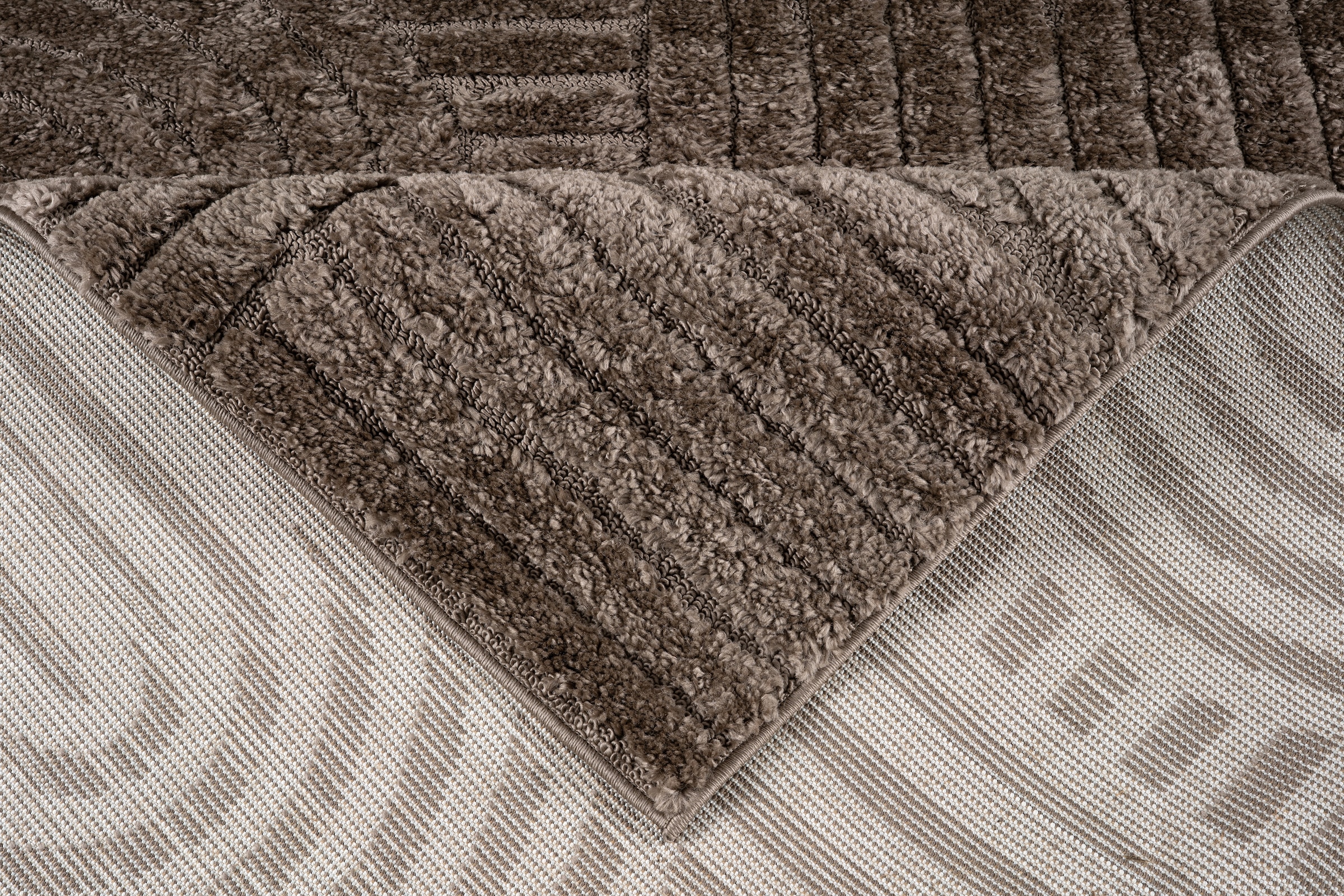 GOODproduct Tapis »Jonne, Boho-Design, Scandi, Designteppich« Rectangulaire 20 mm Höhe haut-bas, effet 3D, style scandinave, salon, chambre