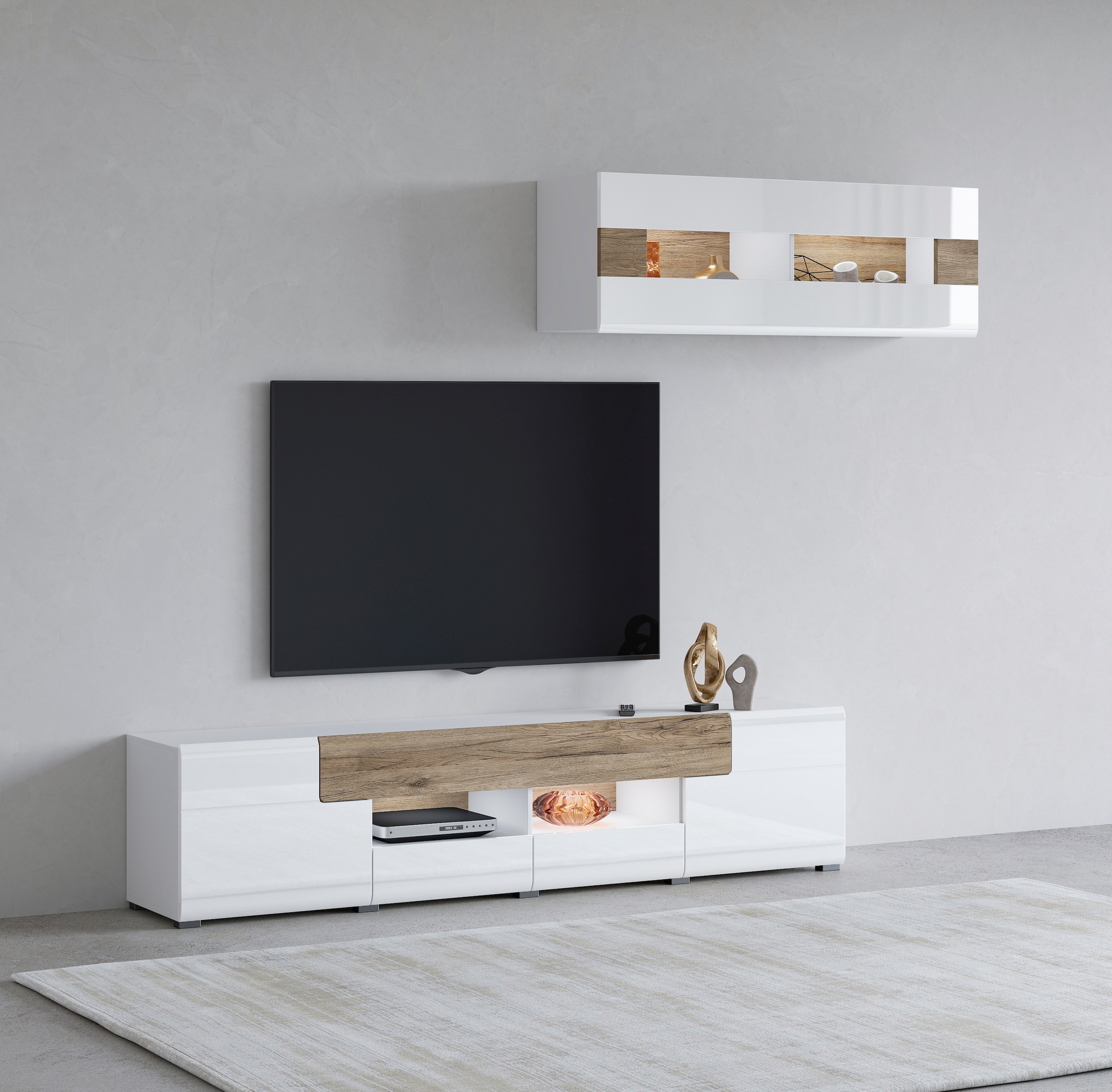 GOODproduct Meuble mural »Toledo« 2 cuis tlg.