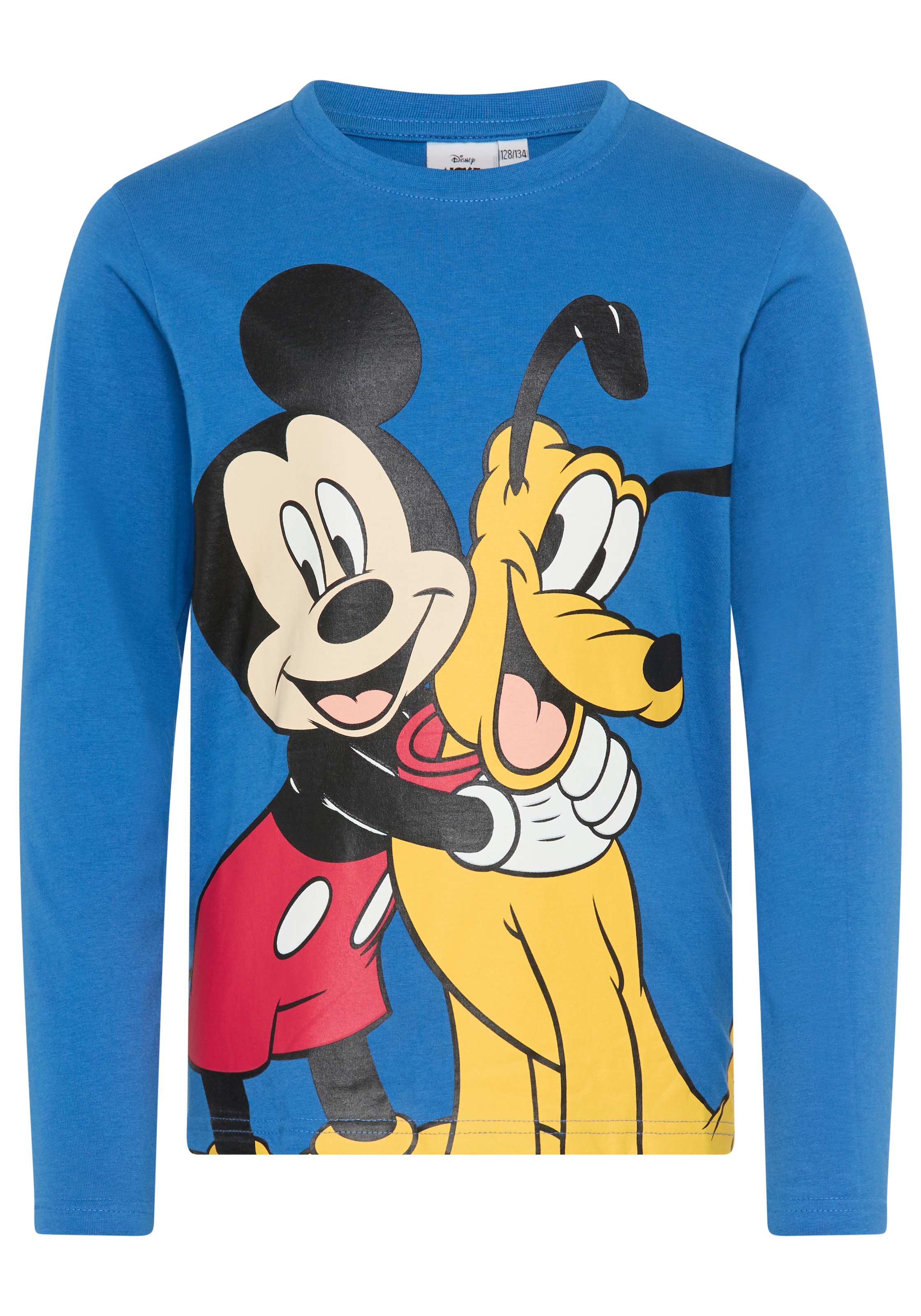 KIDSWORLD Langarmshirt »Mickey&Goofy Shirt, Disney« normale Schnittform, Langarm, bedruckte Optik, für Kinder