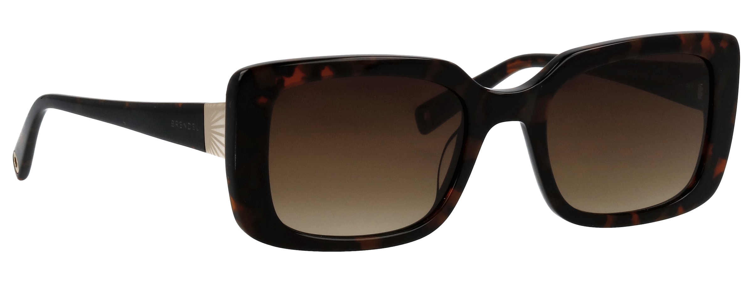 BRENDEL eyewear Lunettes de soleil »Modell 906210« Form Karree/Eckig, Logoschriftzug auf Bügel, Kunststofffassung