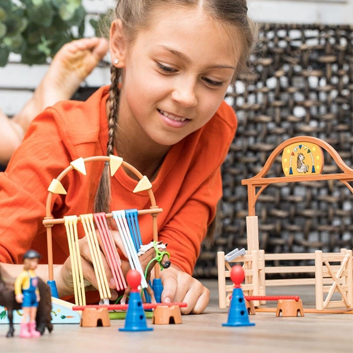 Schleich® Monde de jeu »FARM WORLD, Pony Agility Training (42481)«