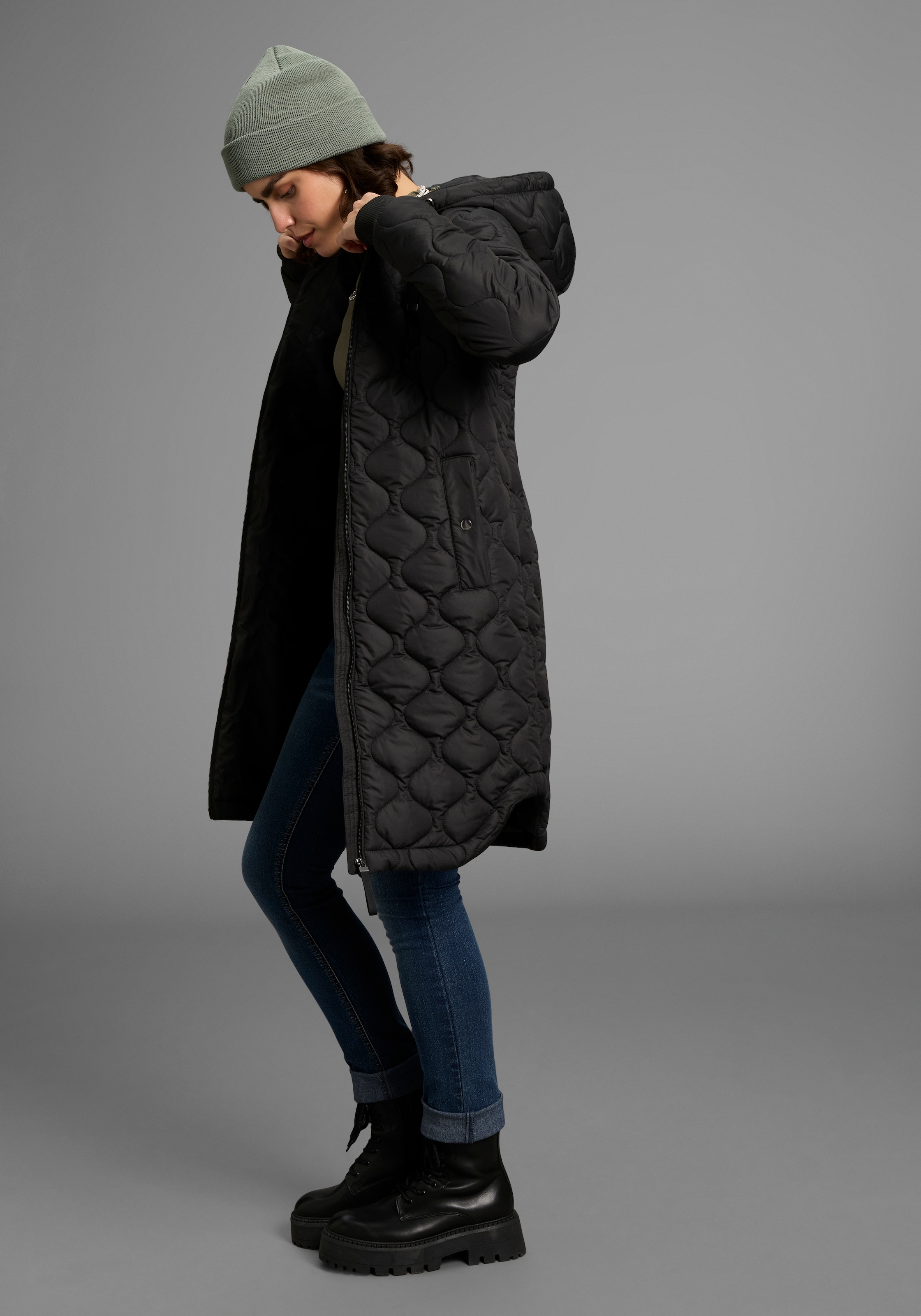 Laura Scott Manteau matelassé mit modischem Steppmuster