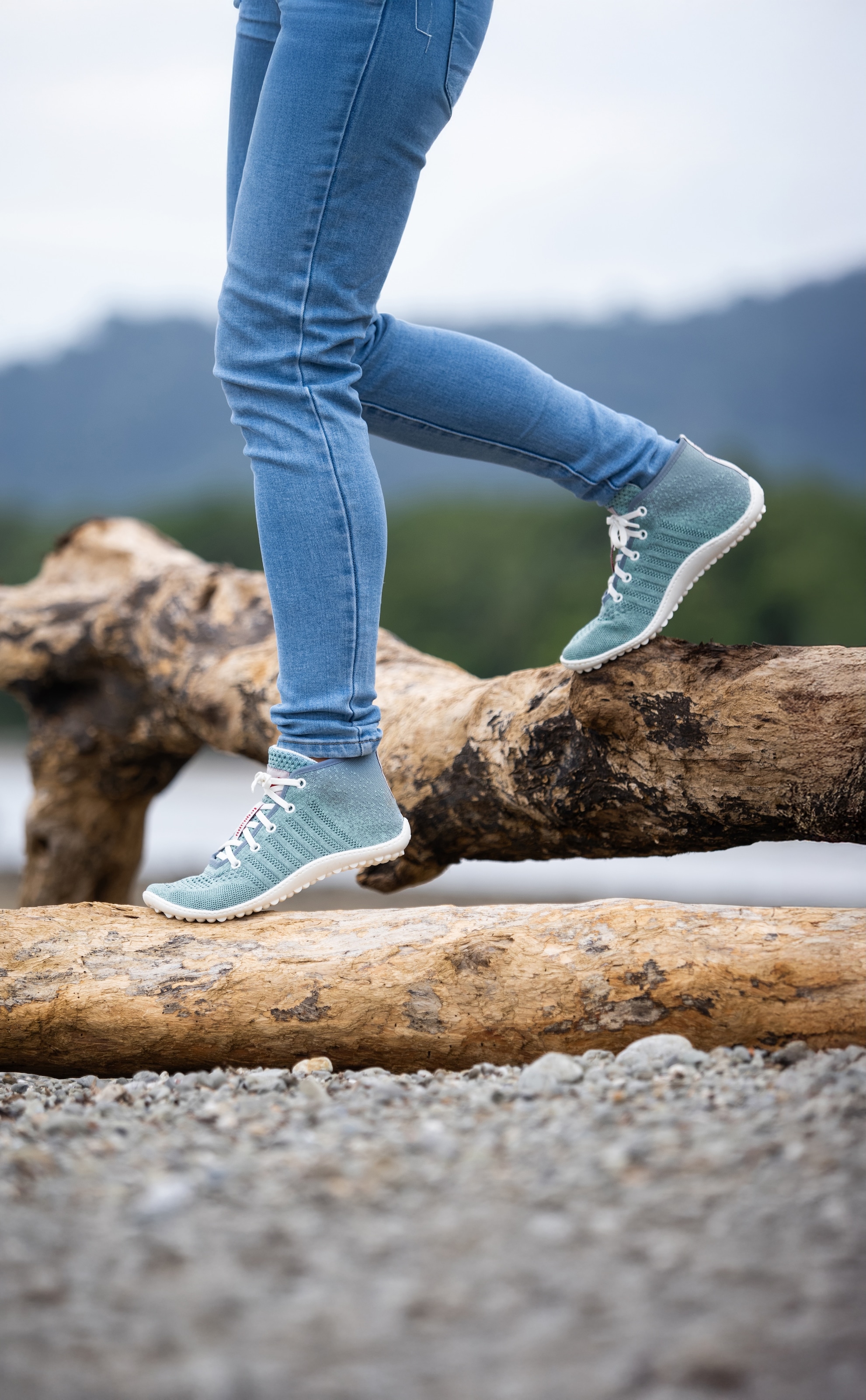 Leguano Barfussschuh »GO«  , Bequemschuh, Komfortschuh, Schnürboots, flexible Halbkugellaufsohle