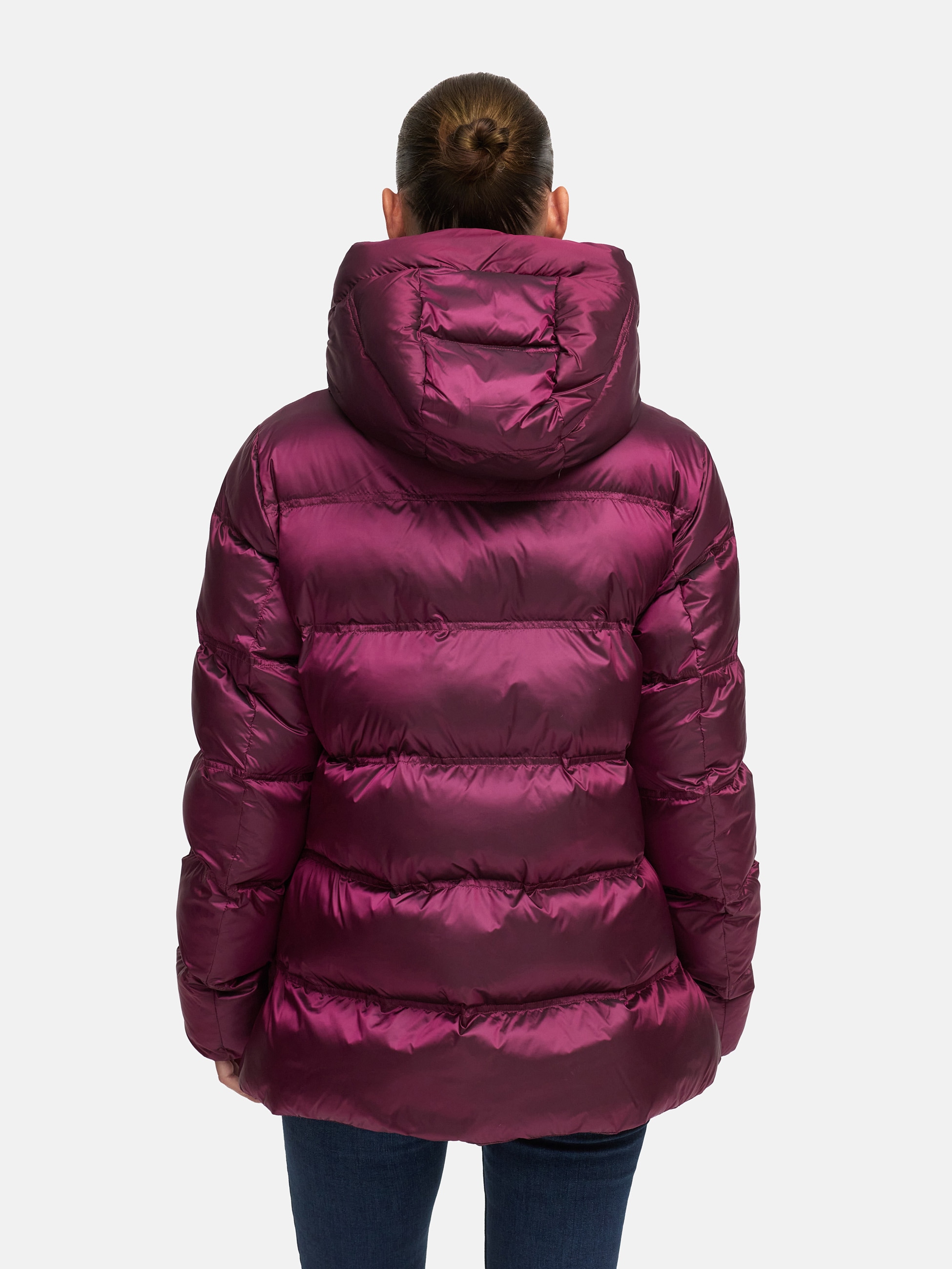 MANISA Veste matelassée mit Kapuze mit Stehkragen, Kapuze und elastischem Ärmelsaum