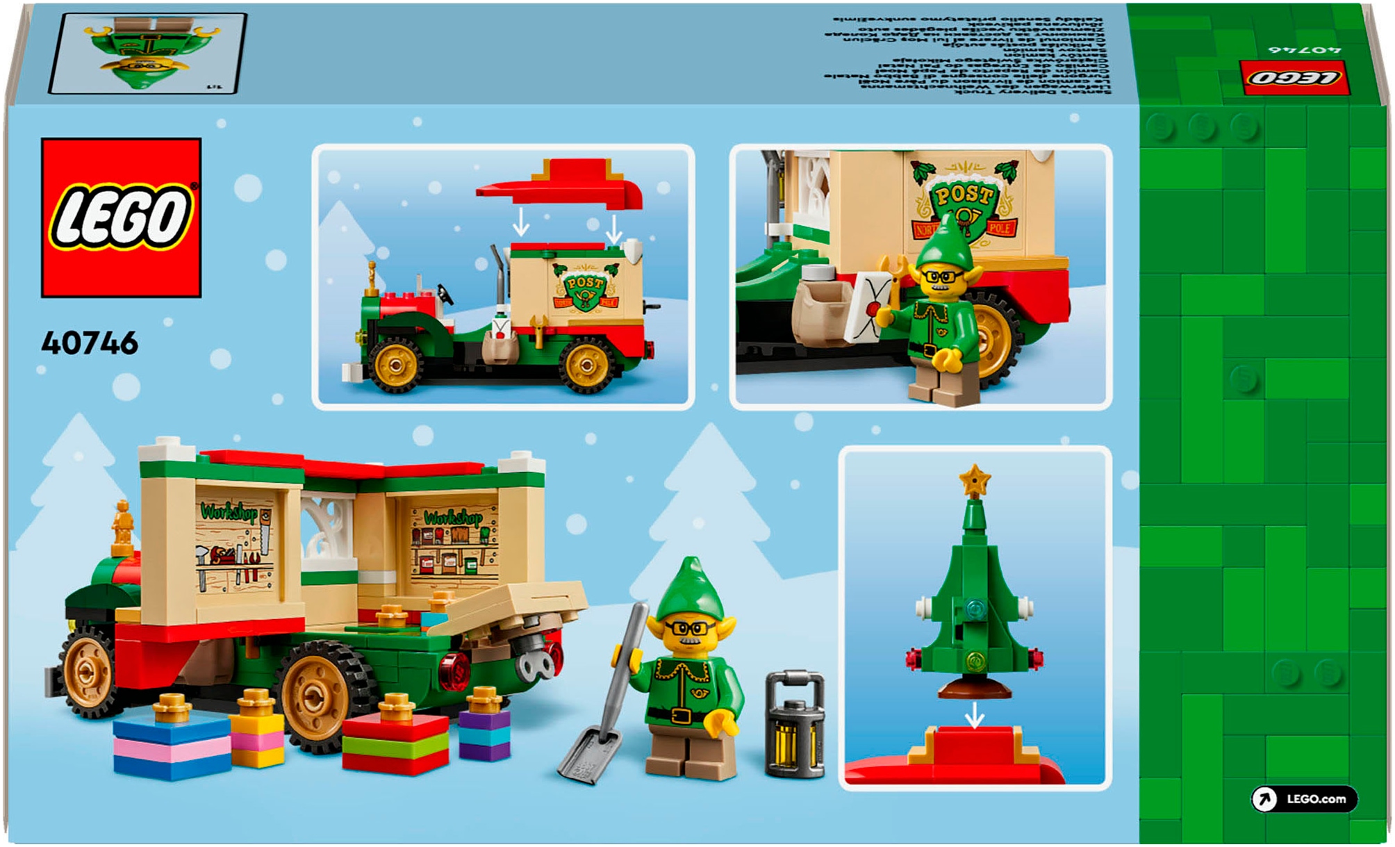 LEGO® Pions de construction »Lieferwagen des Weihnachtsmanns (40746), LEGO Iconic« Made in Europe