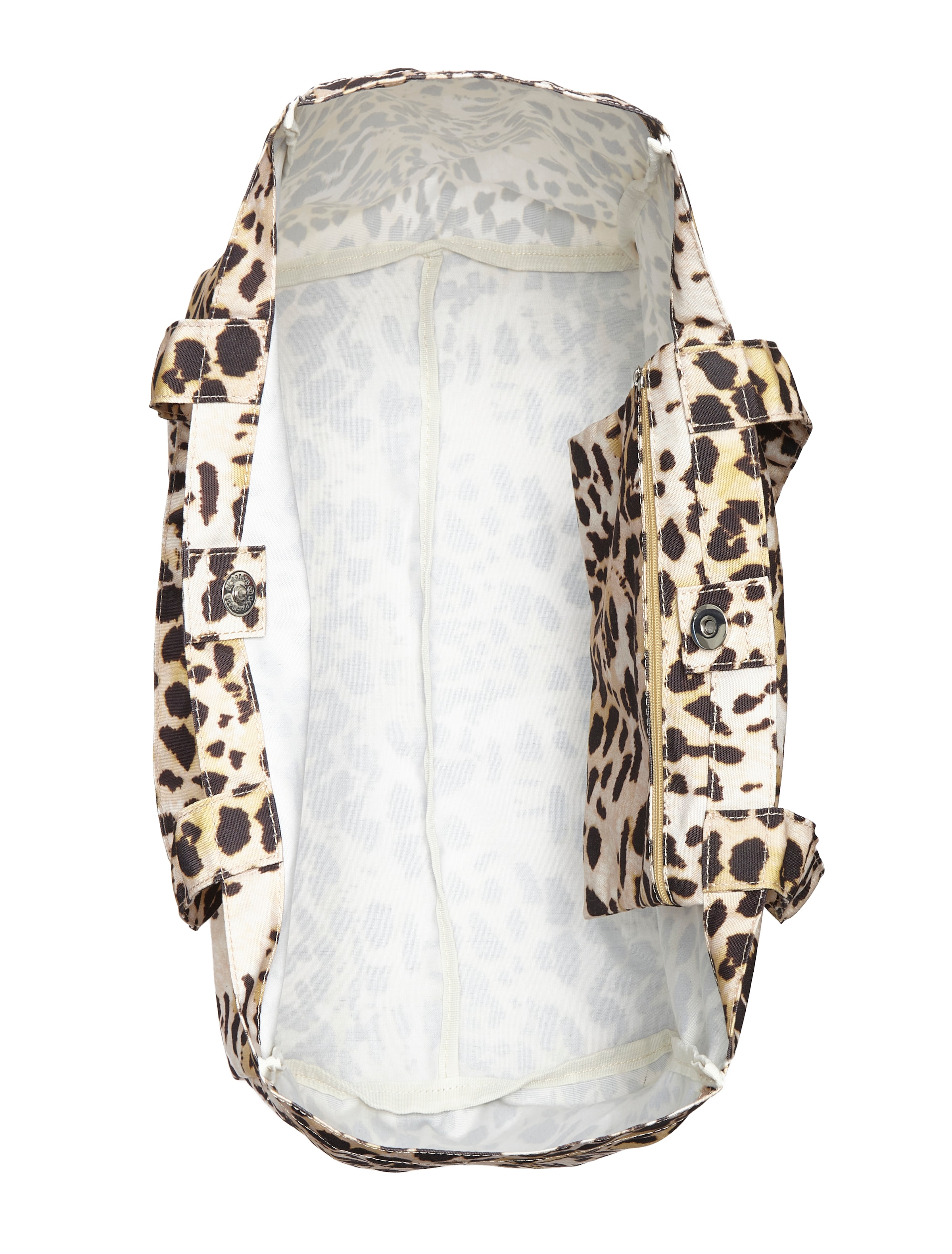 LSCN by LASCANA Shopper »Schultertasche, Strandtasche, Badetasche, Sommertasche, Handtasche,« Einkaufstasche, Tragetasche mit angesagtem Leo-Print VEGAN