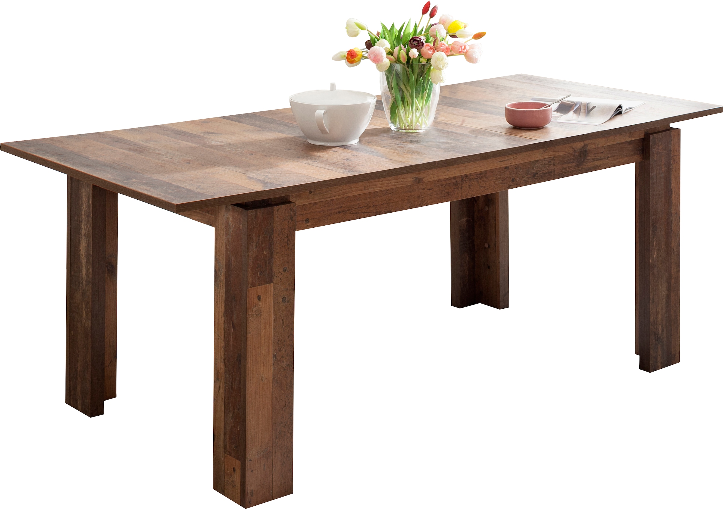 INOSIGN Table de salle à manger »Tanum« Ausziehbarer Esszimmertisch 160-200 cm - Masse (B/T/H) 160/90/77 cm