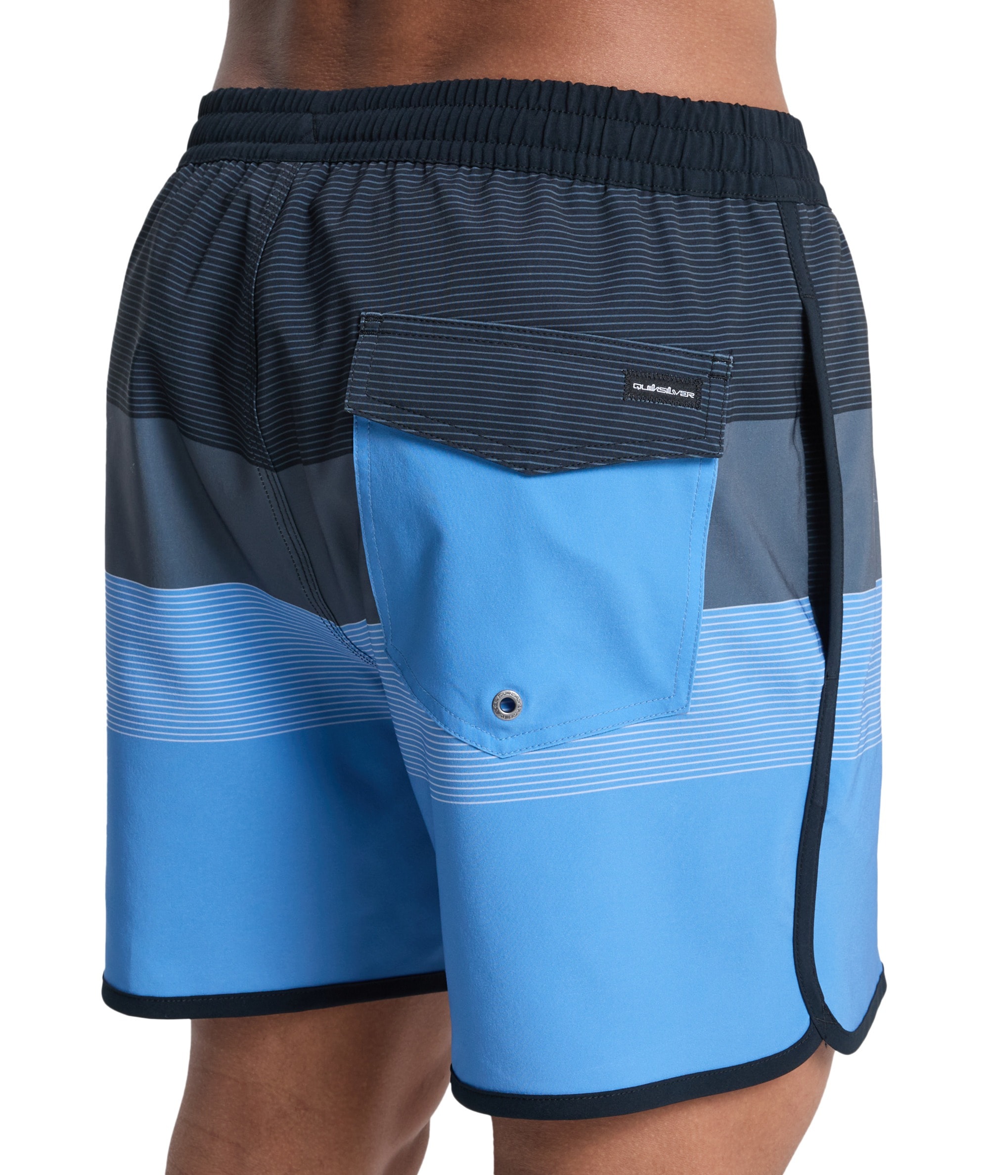 Quiksilver Badeshorts »STRETCH SCALLOP VOLLEY 16« schnell trocknendes Material, aus Polyester und Elasthan