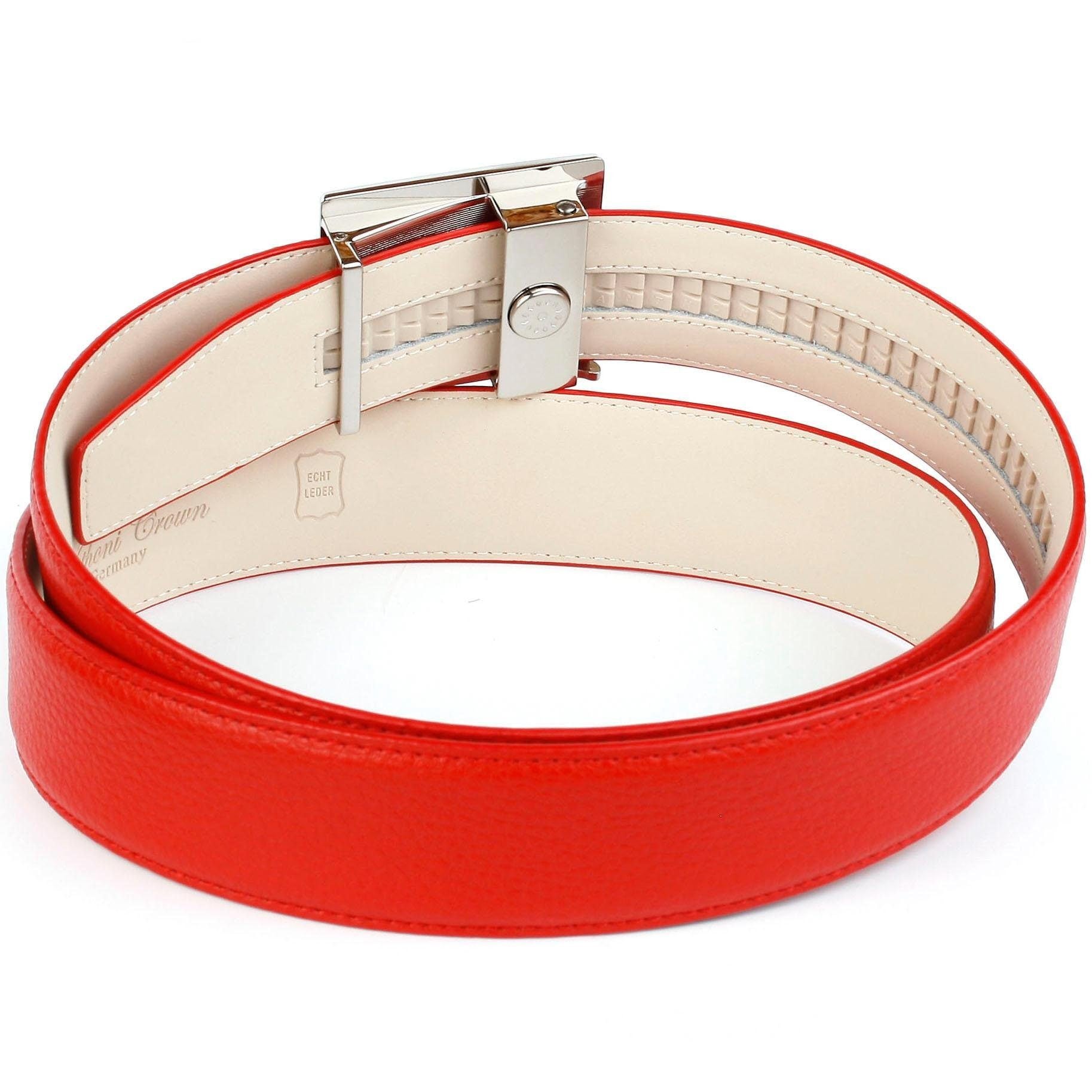 Anthoni Crown Ceinture en cuir avec boucle en glaçure faite main