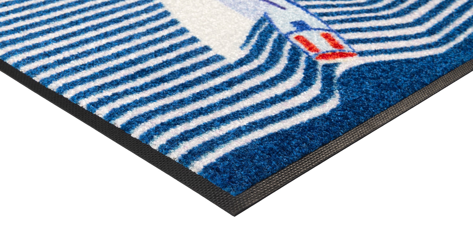 wash+dry by Kleen-Tex Fussmatte »Sailing Boat« rechteckig 7 mm Höhe