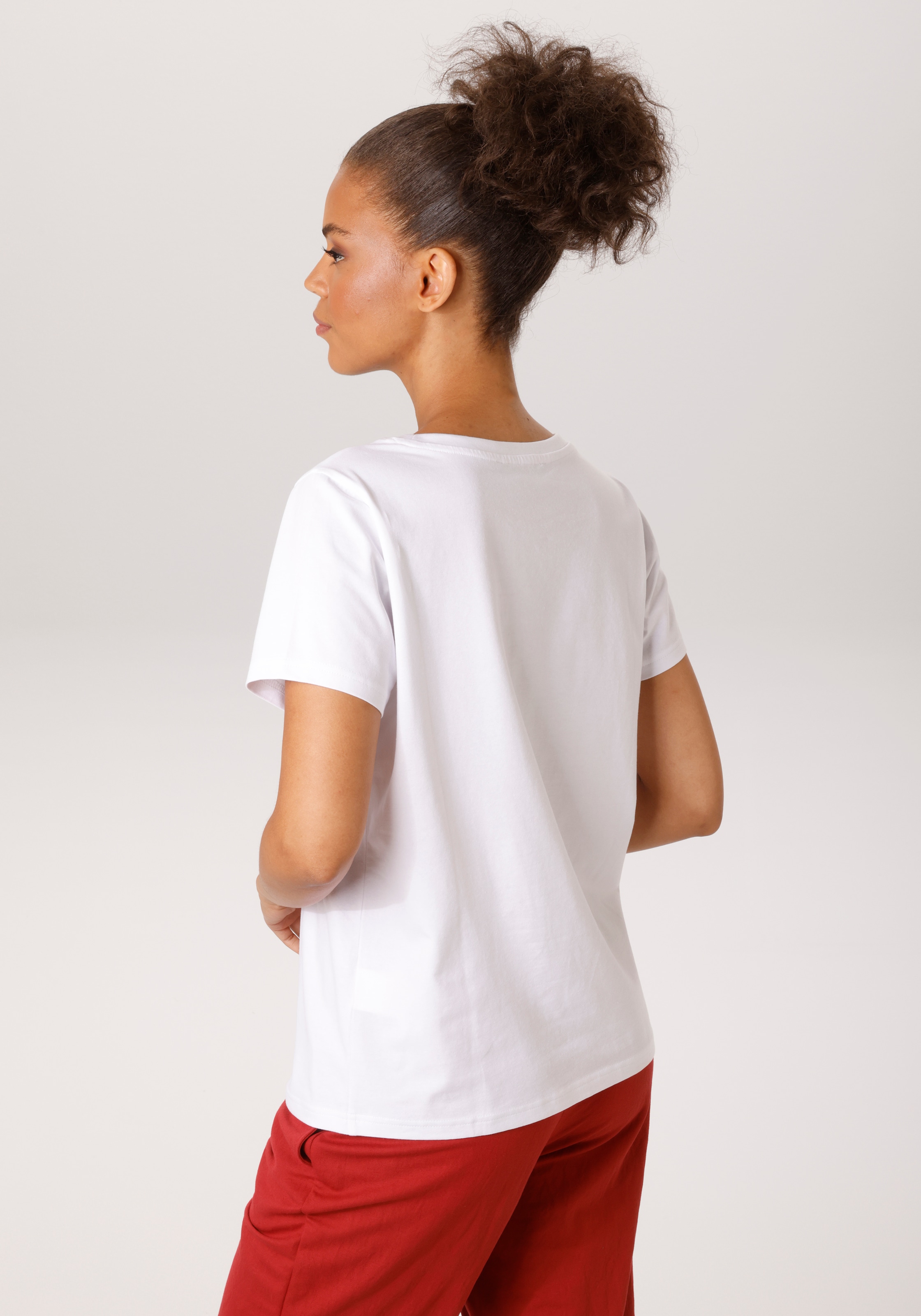 Aniston CASUAL T-shirt imprimé avec un teckel ou un carlin - à vous de choisir