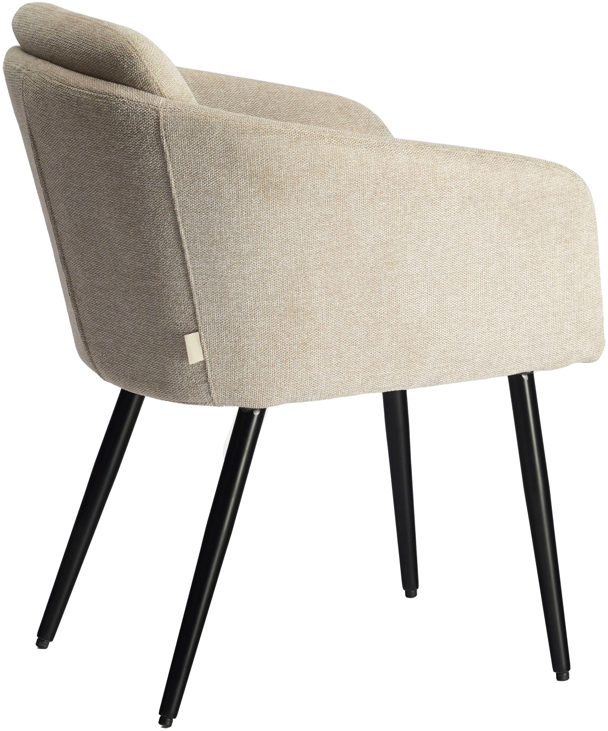 LeGer Home by Lena Gercke Esszimmerstuhl »Fleur« (Set) 2 Stk.Strukturstoff, ergonomisches Design, gesteppte Rückenlehne