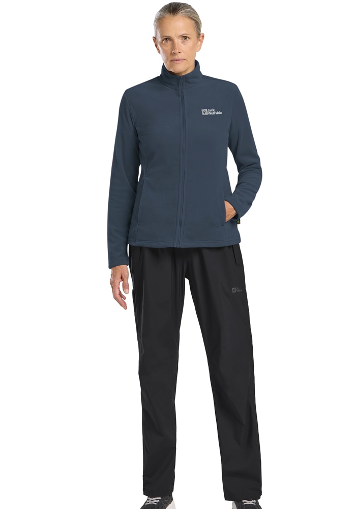 Jack Wolfskin Fleecejacke »TAUNUS FZ W« mit Polartec® 100 Series-Gewebe, schnell trocknend, atmungsaktiv