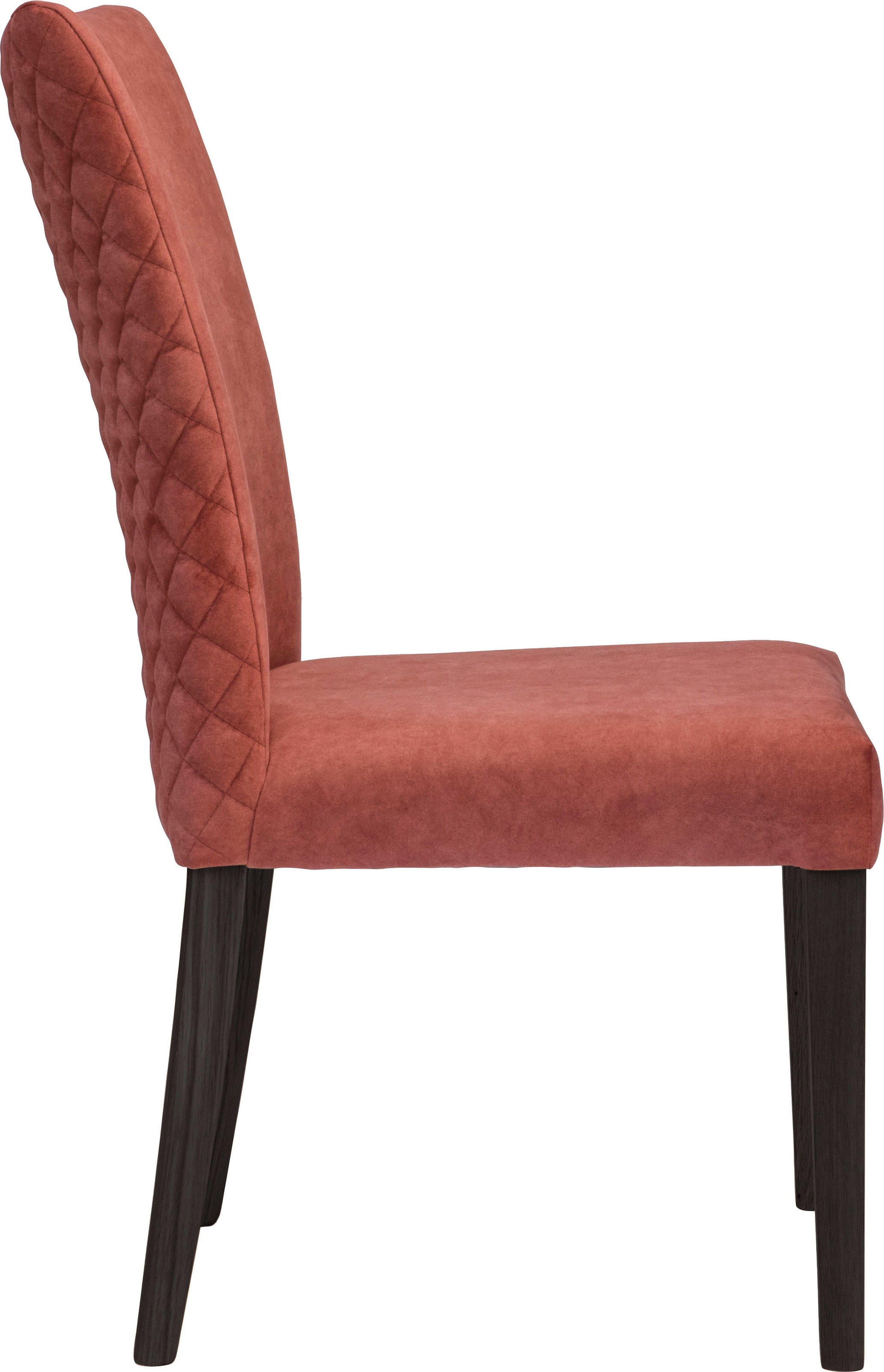 Leonique Chaise à 4 pieds »Vence« (Set) 2 cuismit Rautensteppung in der Rückenlehne, Beine aus massiver Buche