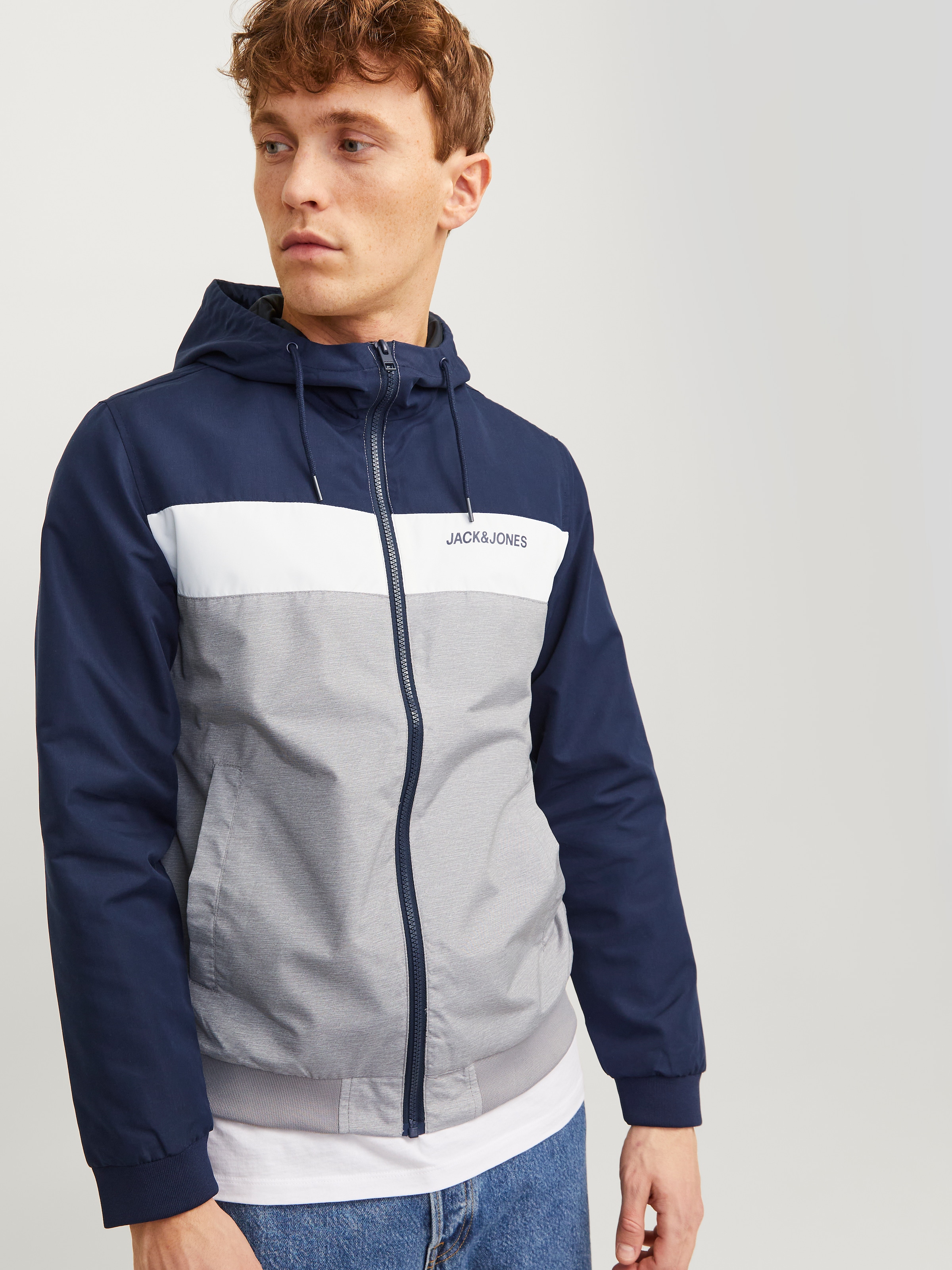 Jack & Jones Blouson »JJERUSH mit Kapuze« mit Kapuze mit praktischer Kapuze