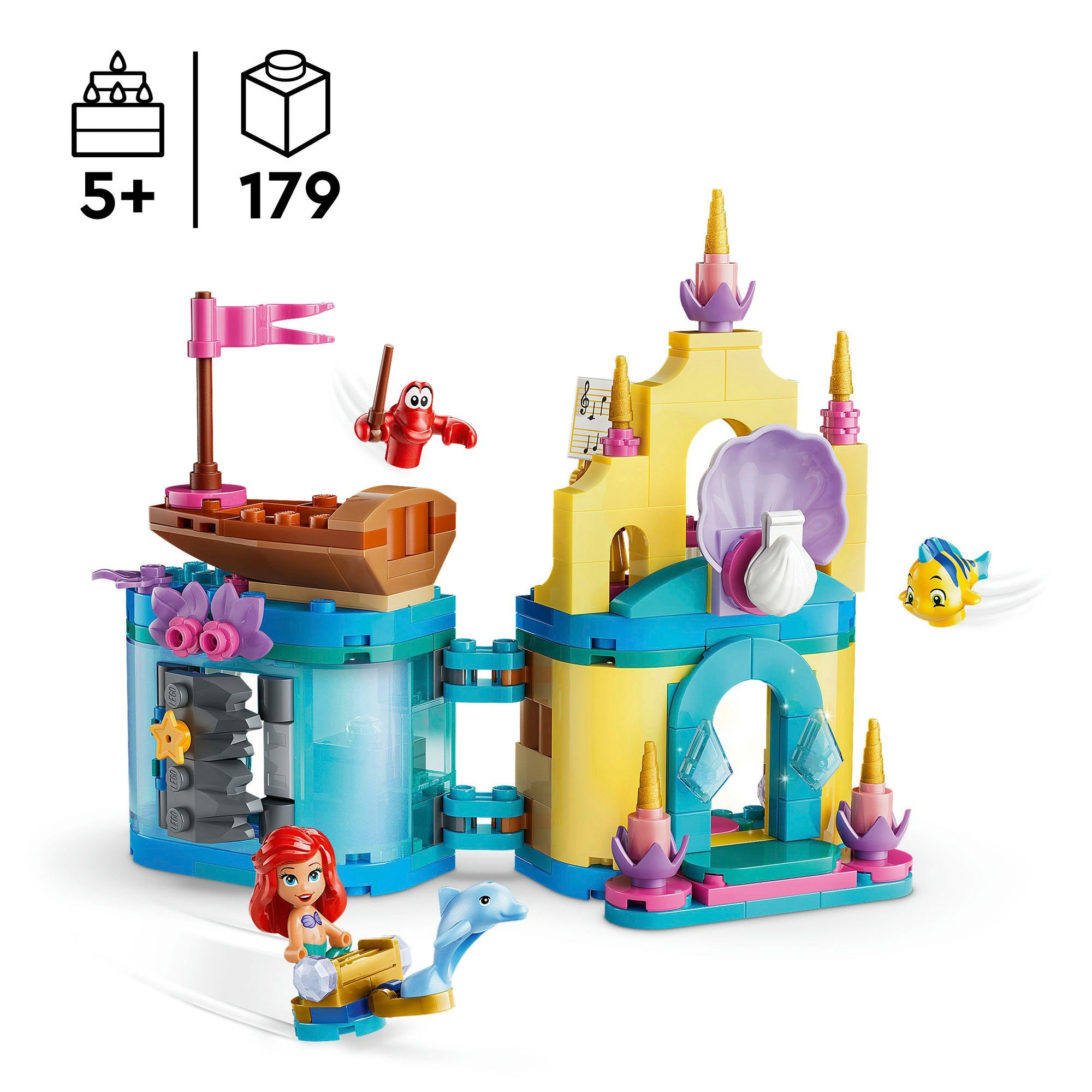 LEGO® Pions de construction »Arielles Magisches Mini-Schloss (43285), LEGO Disney Princess« Made in Europe